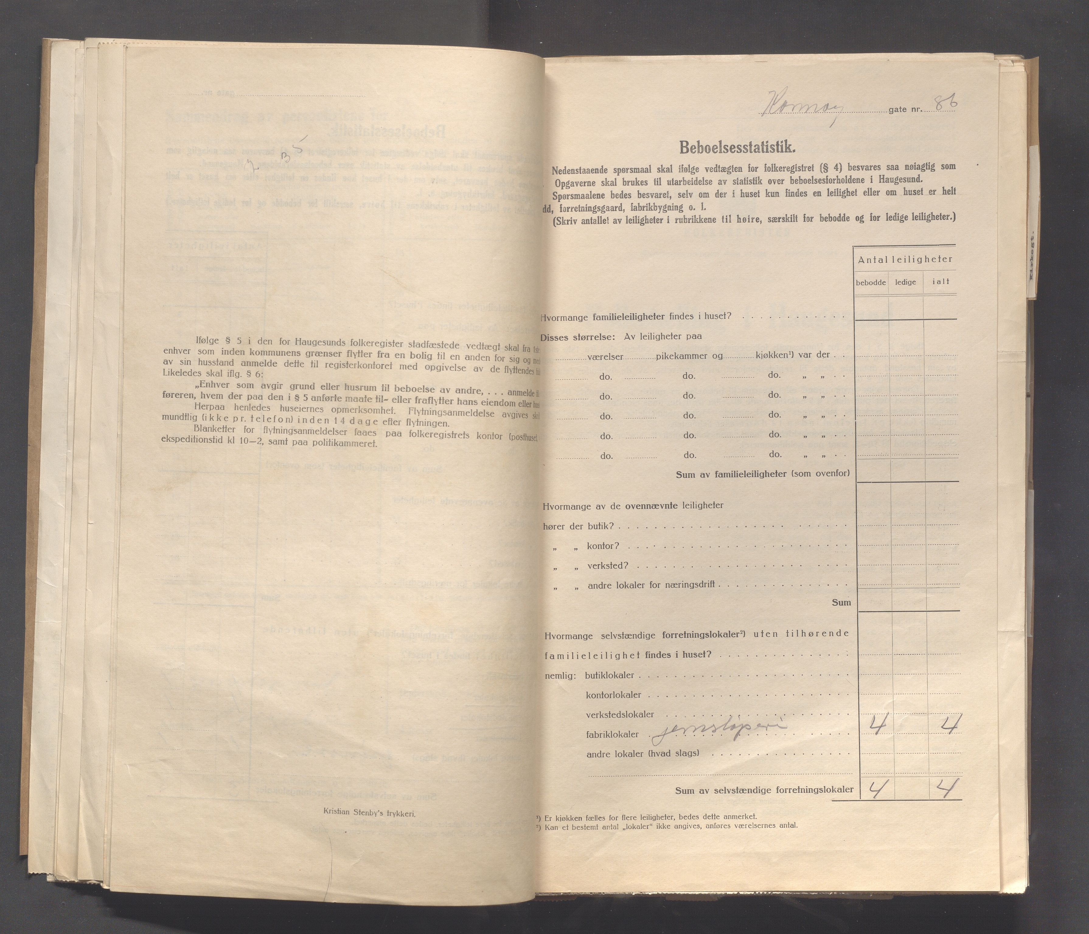 IKAR, Local census 1.5.1920 for Haugesund, 1920, p. 2480