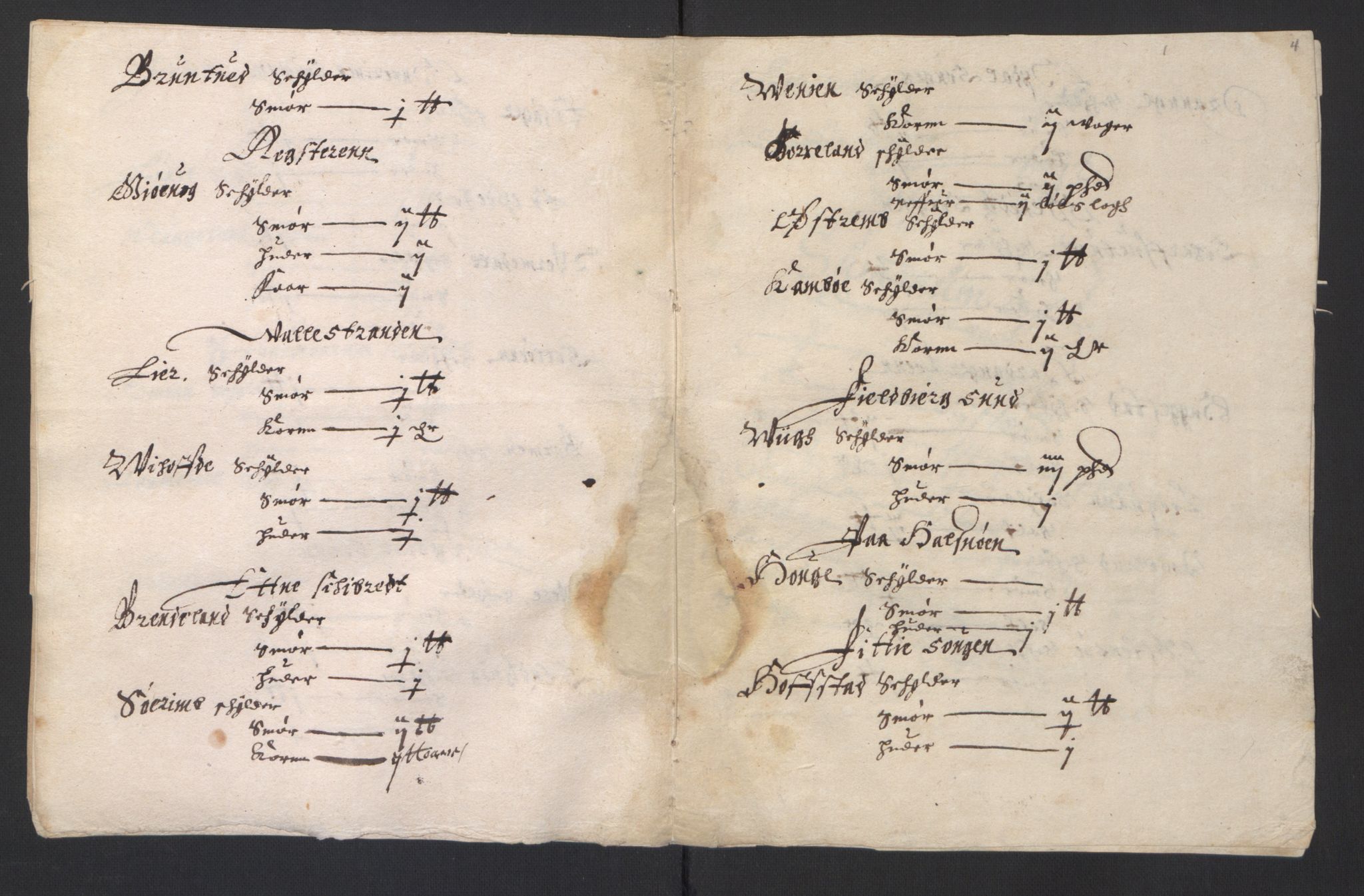 Stattholderembetet 1572-1771, AV/RA-EA-2870/Ek/L0007/0001: Jordebøker til utlikning av rosstjeneste 1624-1626: / Adelsjordebøker, 1624-1625, p. 235