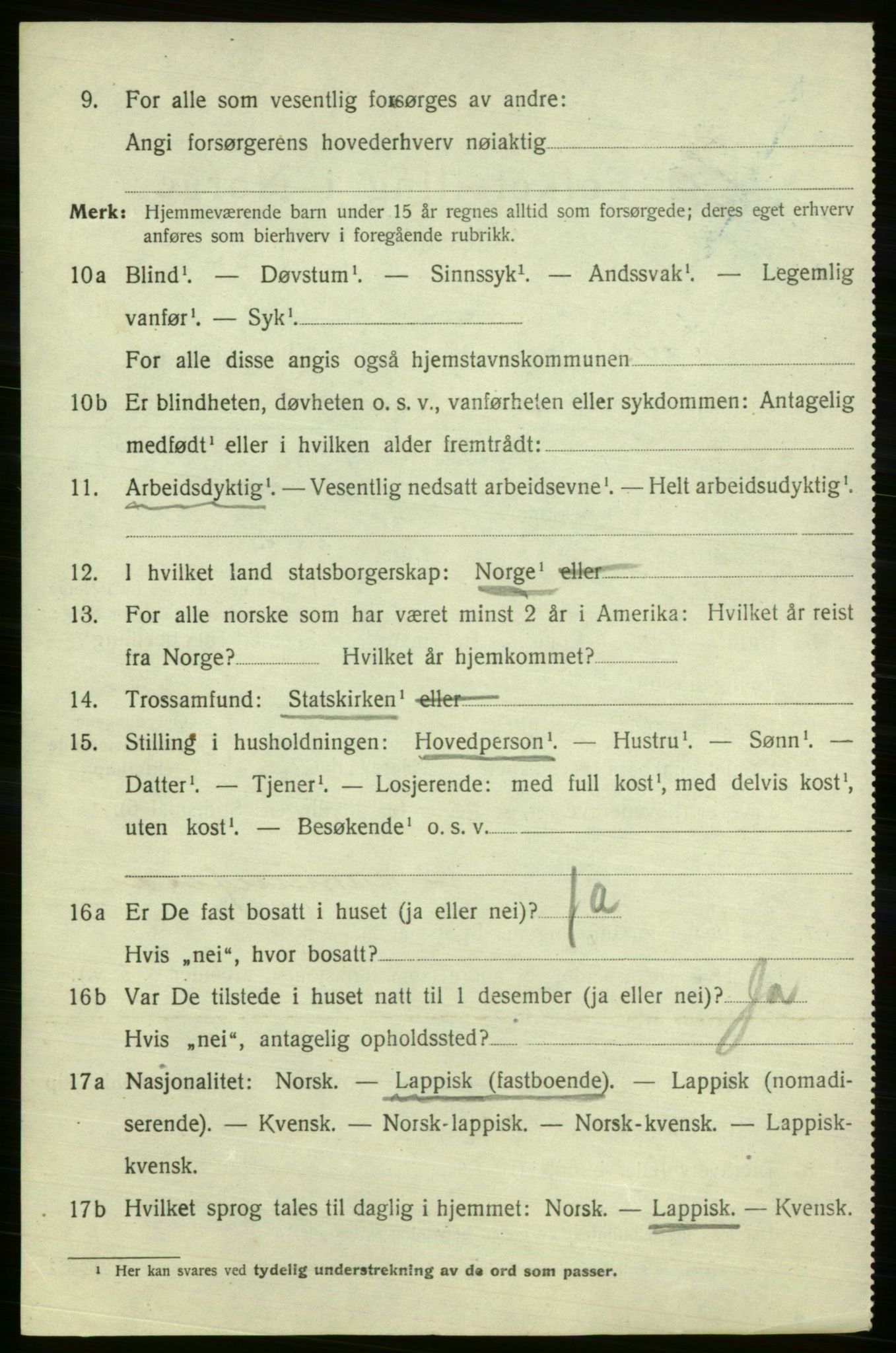 SATØ, 1920 census for Berlevåg, 1920, p. 2478