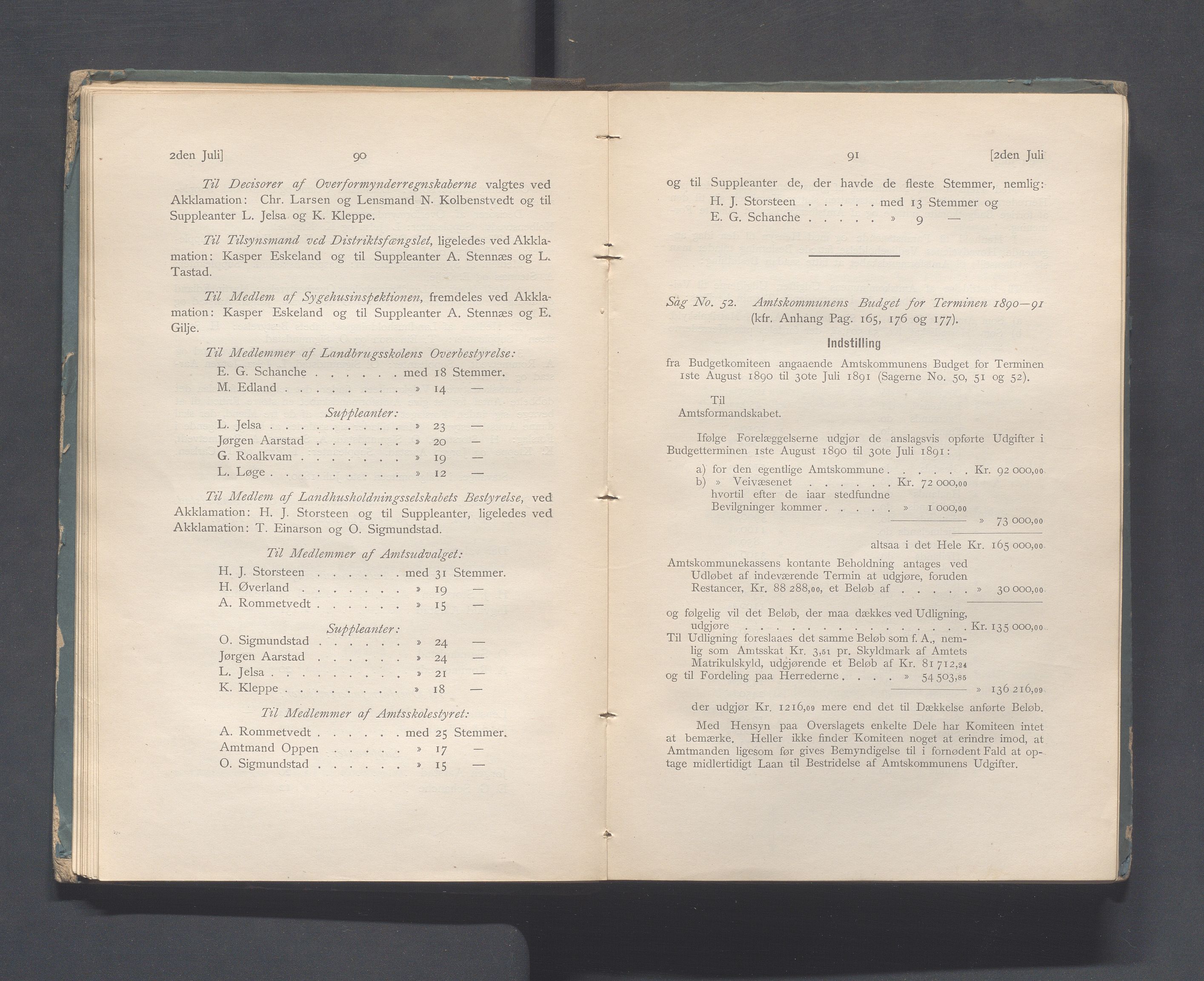 Rogaland fylkeskommune - Fylkesrådmannen , IKAR/A-900/A, 1890, p. 52