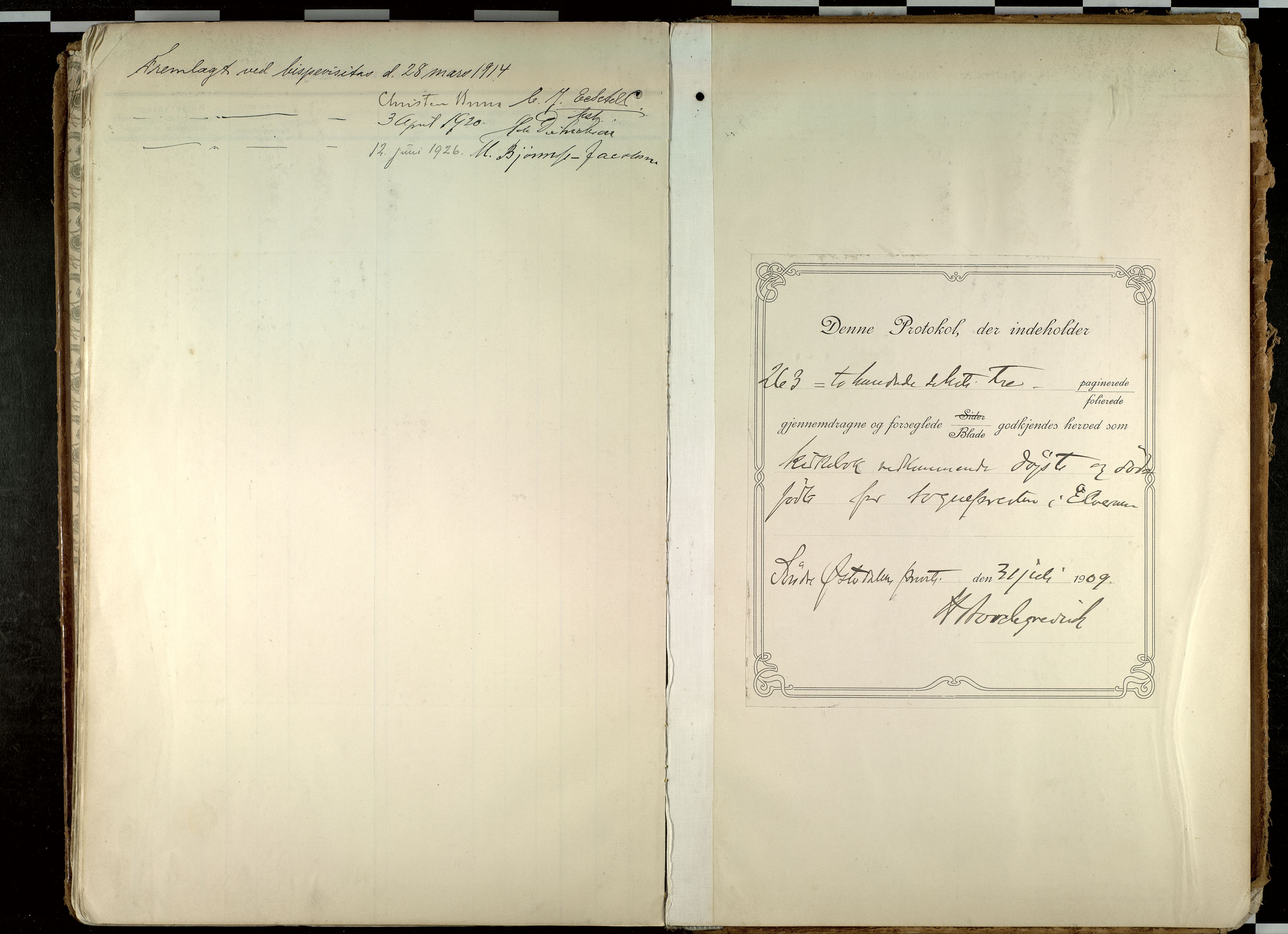 Elverum prestekontor, SAH/PREST-044/H/Ha/Haa/L0020: Parish register (official) no. 20, 1909-1921