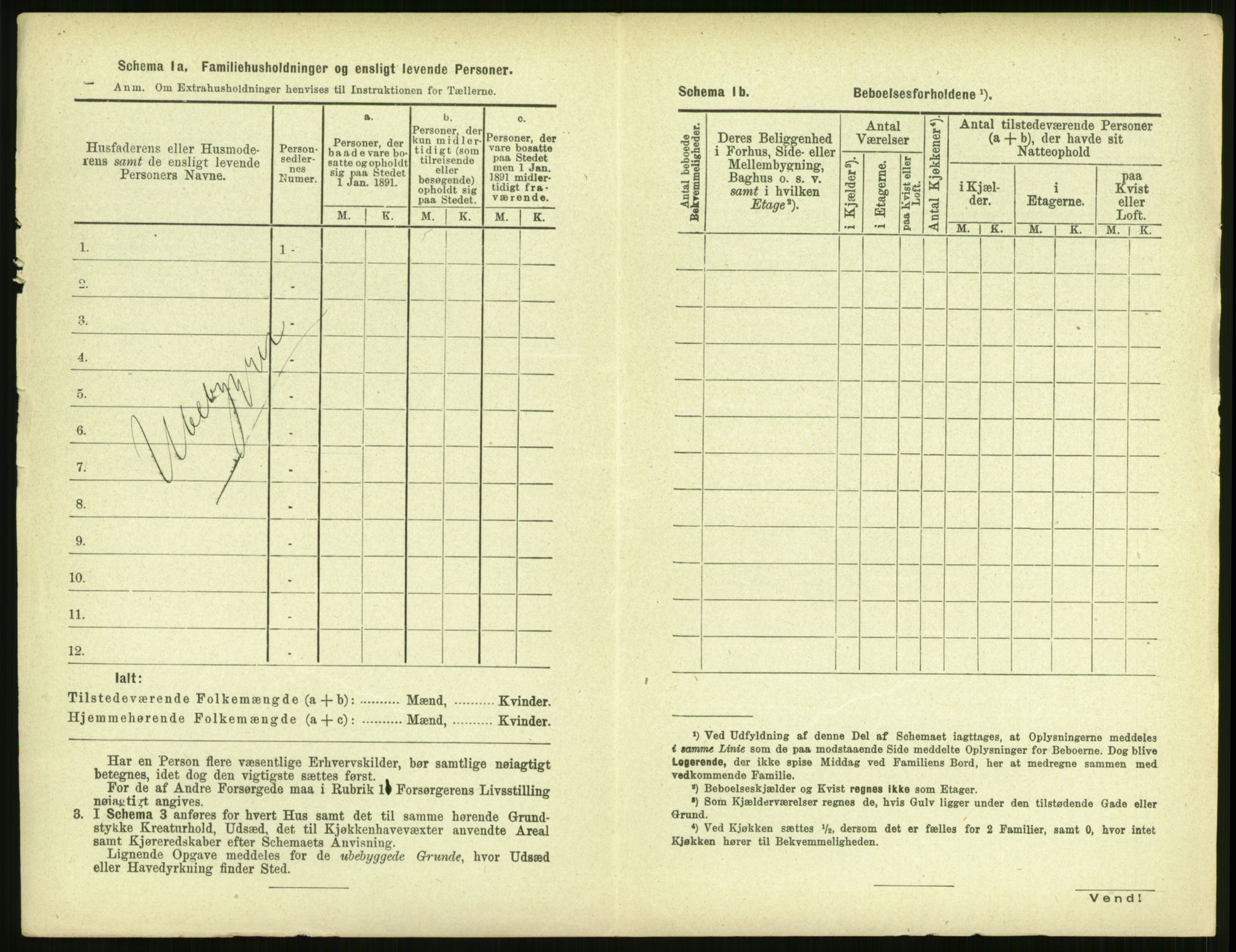 RA, 1891 census for 1701 Levanger, 1891, p. 507