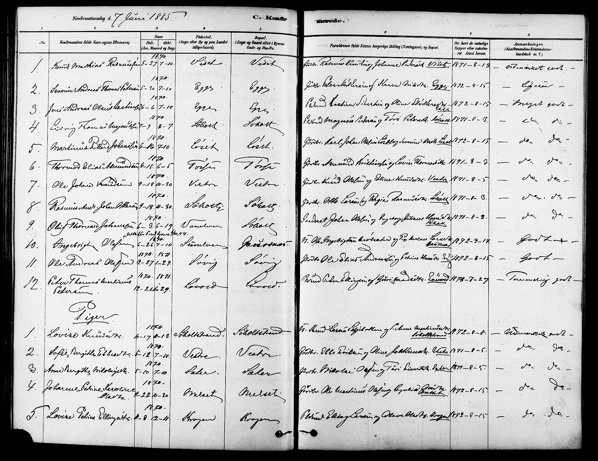 Ministerialprotokoller, klokkerbøker og fødselsregistre - Møre og Romsdal, AV/SAT-A-1454/522/L0315: Parish register (official) no. 522A10, 1878-1890