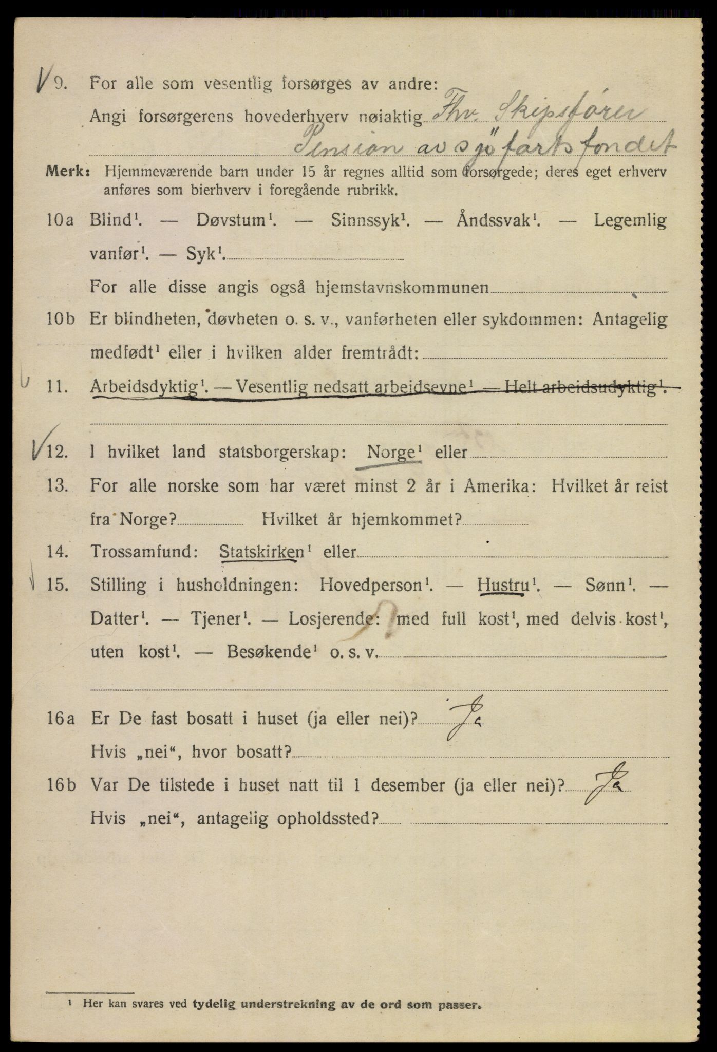 SAO, 1920 census for Kristiania, 1920, p. 449716