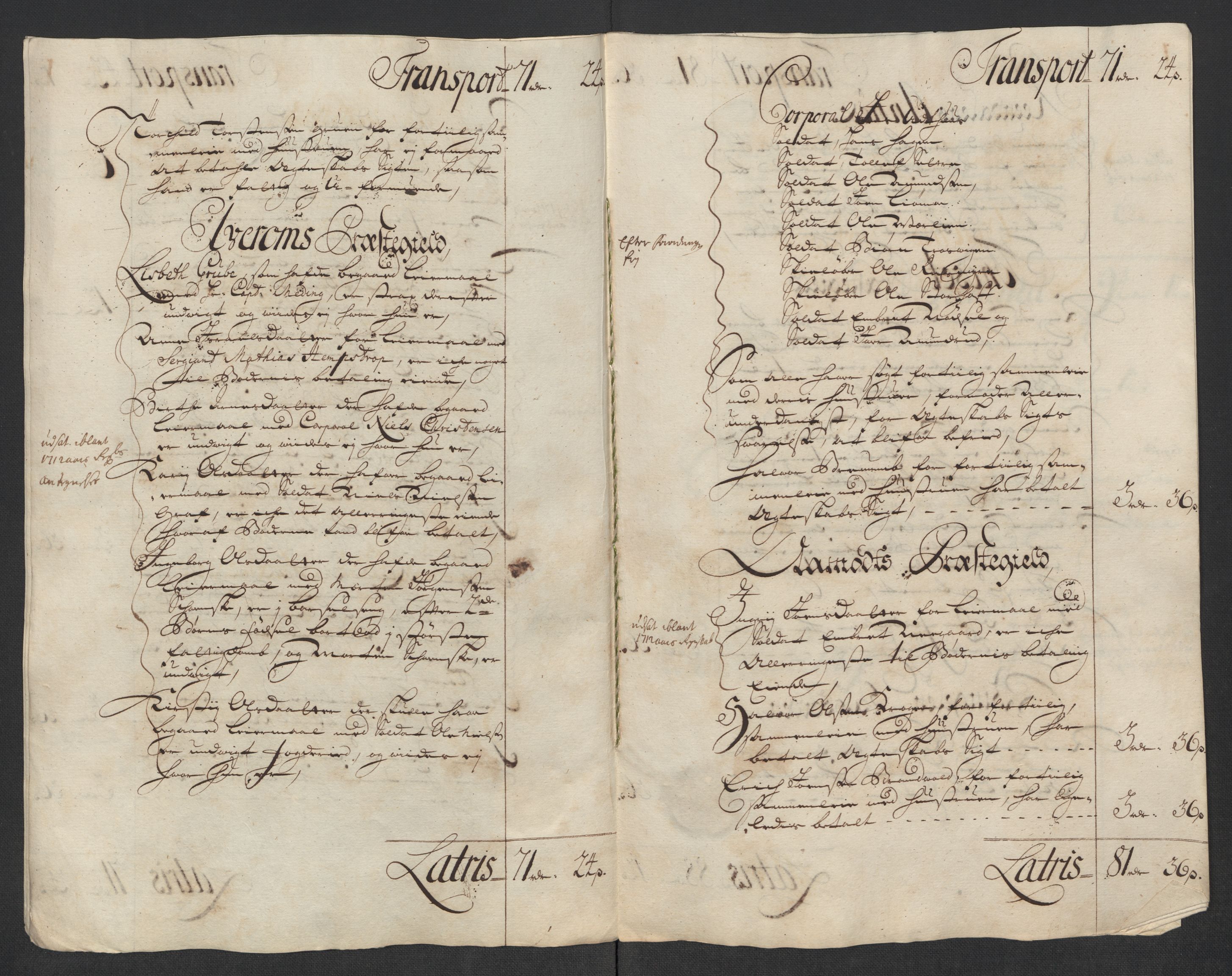 Rentekammeret inntil 1814, Reviderte regnskaper, Fogderegnskap, RA/EA-4092/R13/L0850: Fogderegnskap Solør, Odal og Østerdal, 1713, p. 288