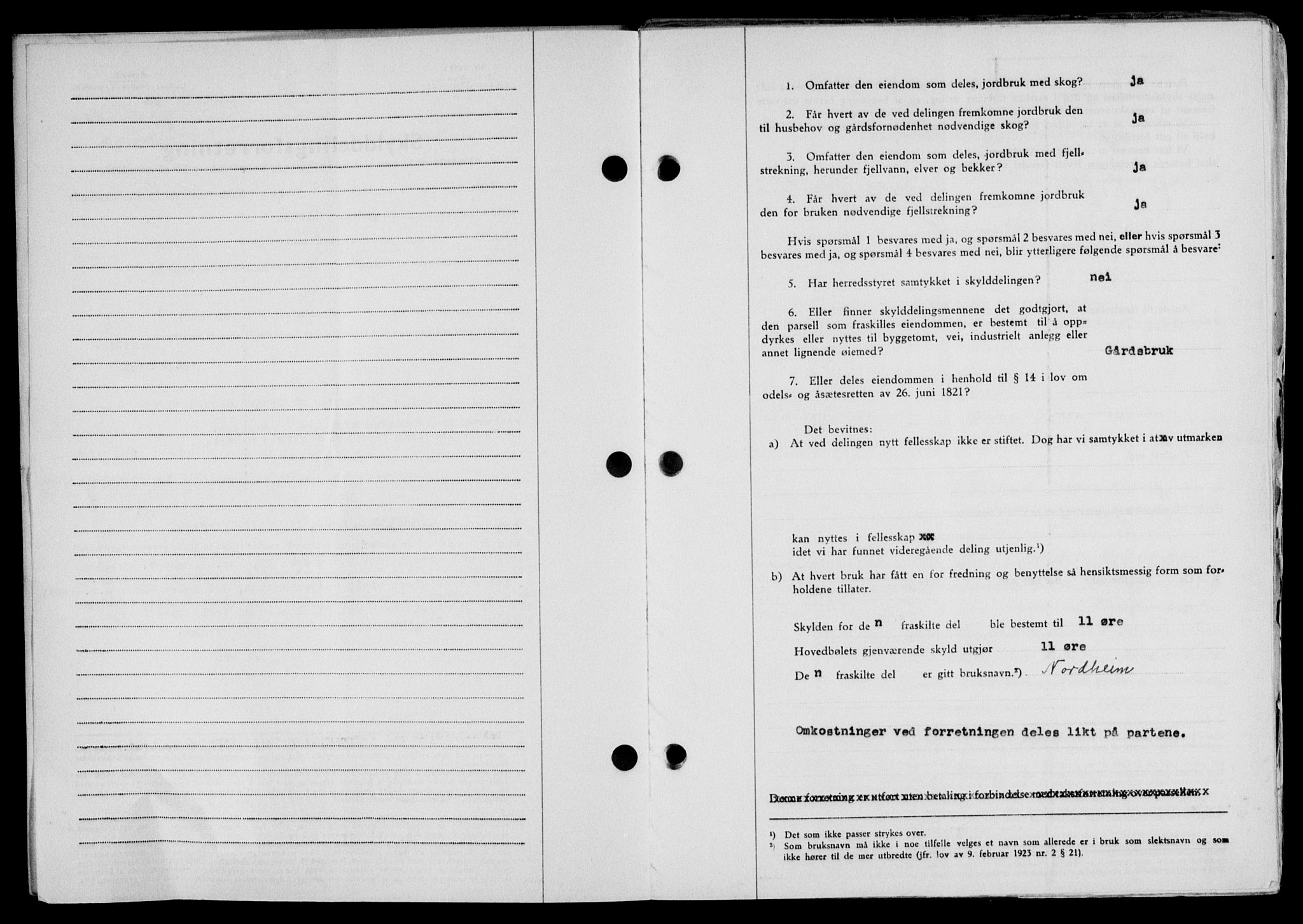 Lofoten sorenskriveri, SAT/A-0017/1/2/2C/L0022a: Mortgage book no. 22a, 1949-1950, Diary no: : 3144/1949