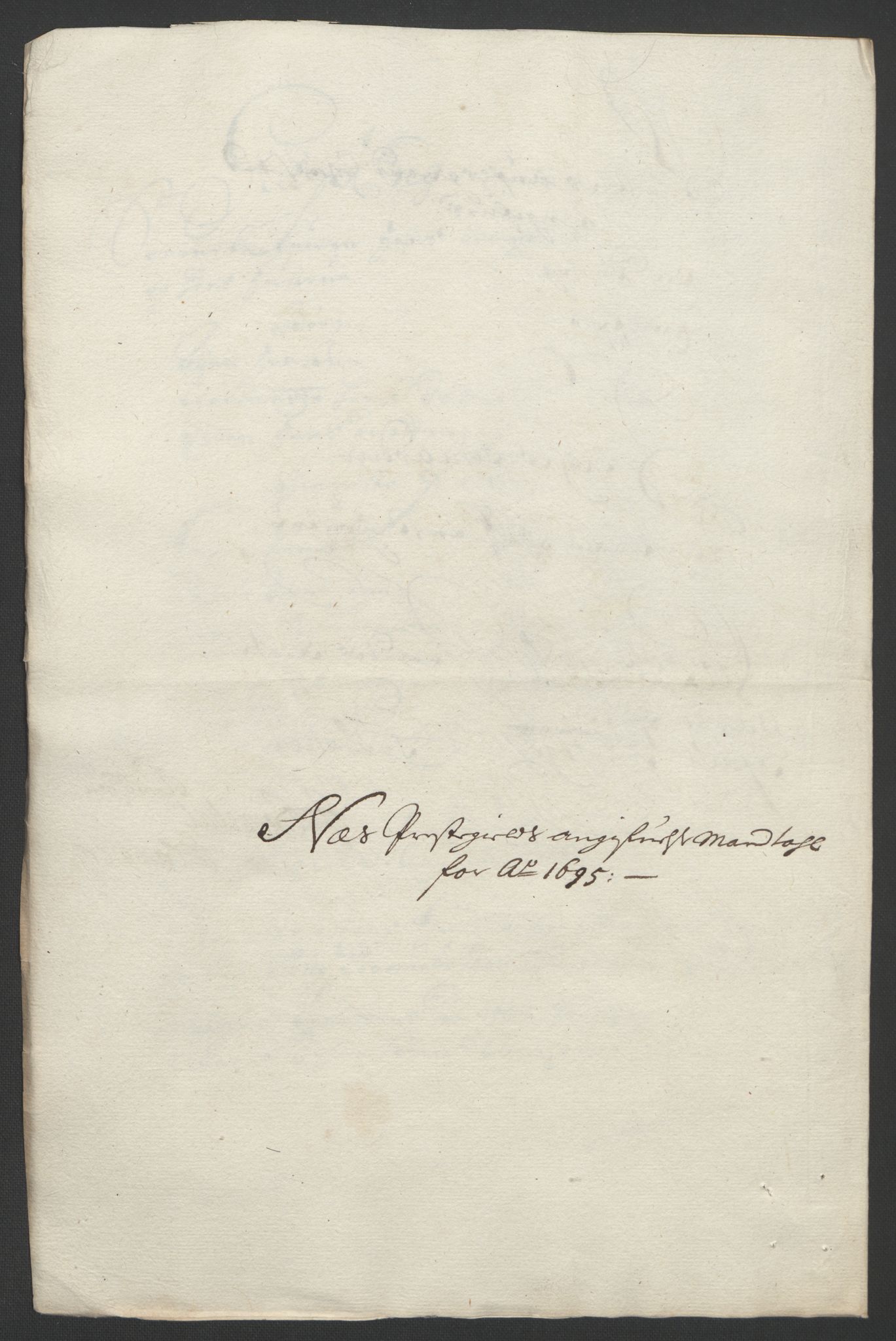 Rentekammeret inntil 1814, Reviderte regnskaper, Fogderegnskap, AV/RA-EA-4092/R16/L1036: Fogderegnskap Hedmark, 1695-1696, p. 95