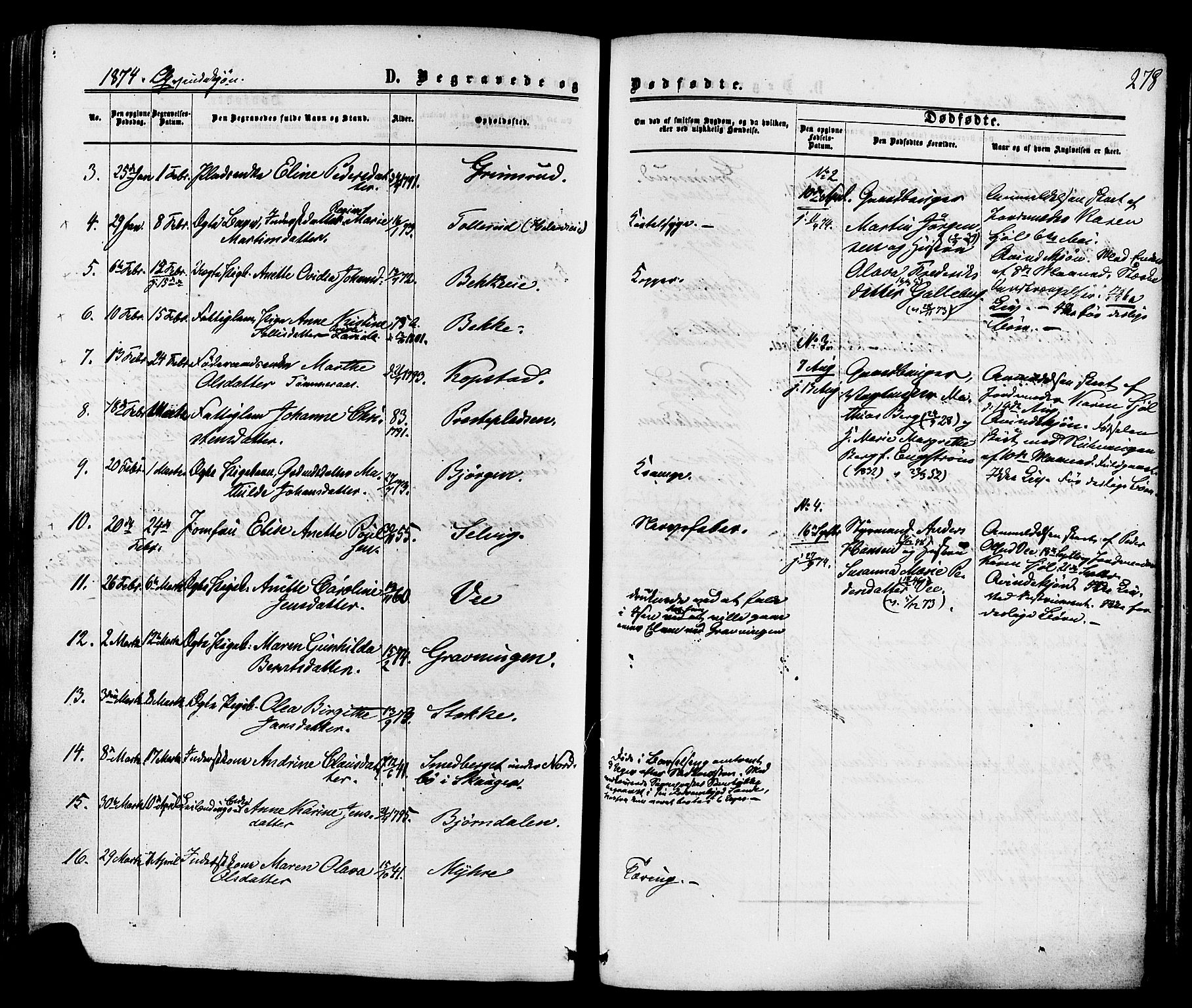 Sande Kirkebøker, SAKO/A-53/F/Fa/L0005: Parish register (official) no. 5, 1865-1877, p. 278