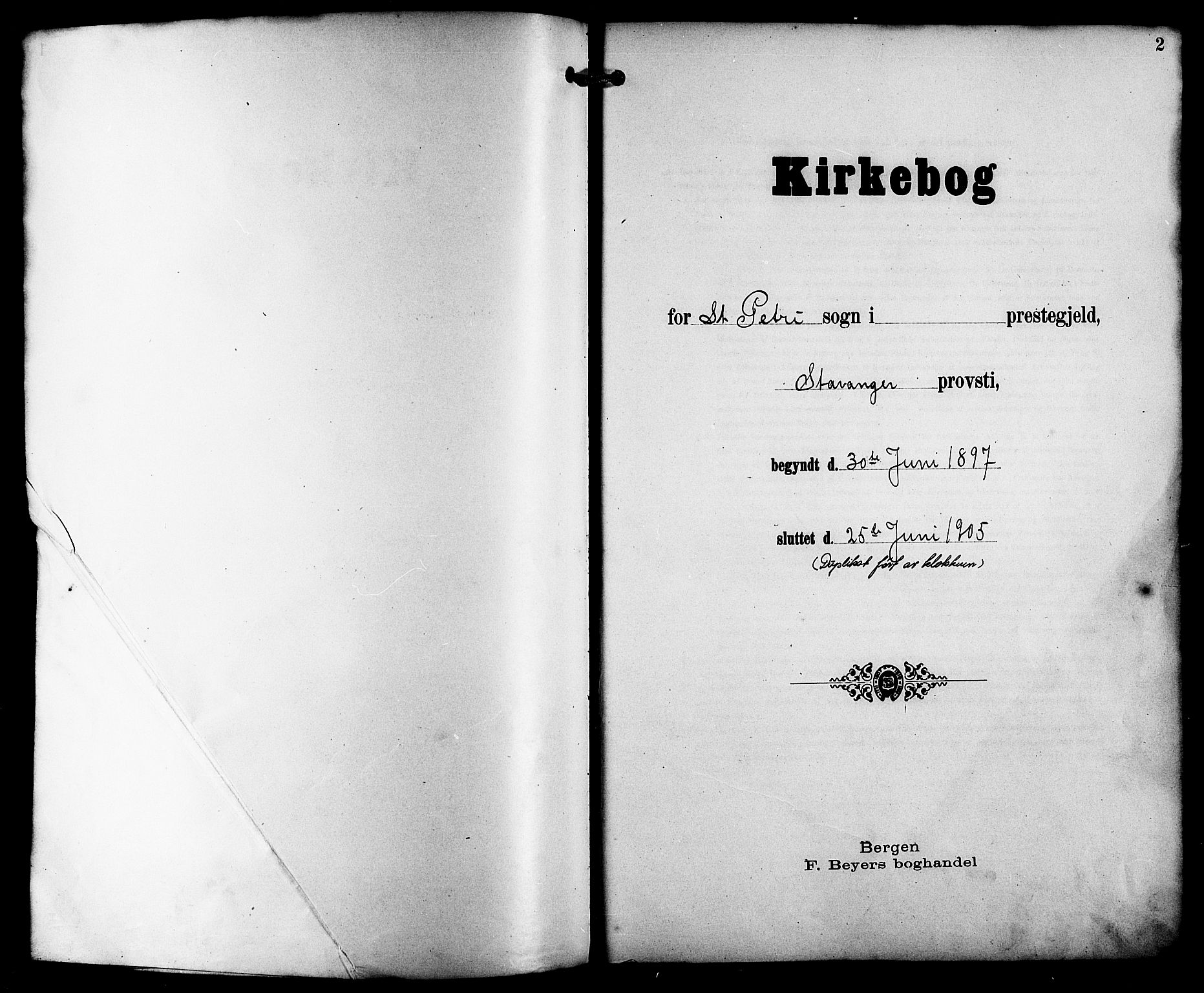 St. Petri sokneprestkontor, SAST/A-101813/001/30/30BB/L0008: Parish register (copy) no. B 8, 1897-1905, p. 2