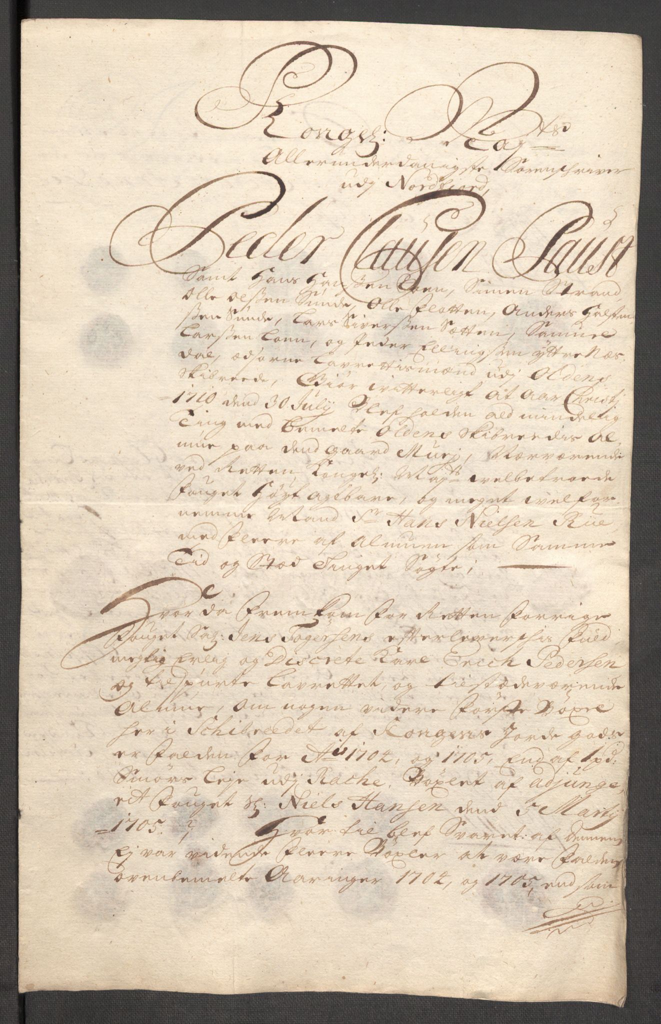 Rentekammeret inntil 1814, Reviderte regnskaper, Fogderegnskap, AV/RA-EA-4092/R53/L3429: Fogderegnskap Sunn- og Nordfjord, 1705, p. 388