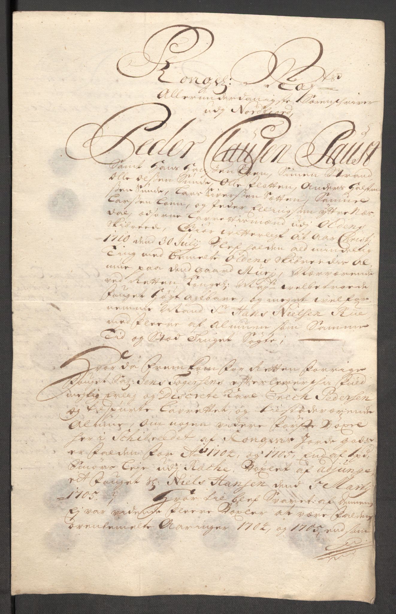 Rentekammeret inntil 1814, Reviderte regnskaper, Fogderegnskap, RA/EA-4092/R53/L3429: Fogderegnskap Sunn- og Nordfjord, 1705, p. 388