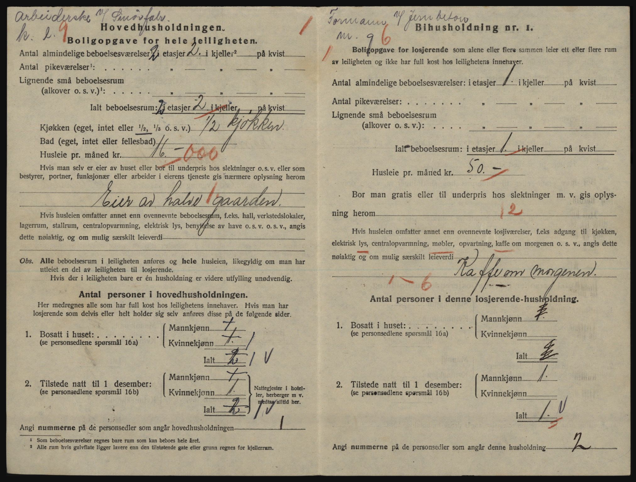 SATØ, 1920 census for Tromsø, 1920, p. 4912