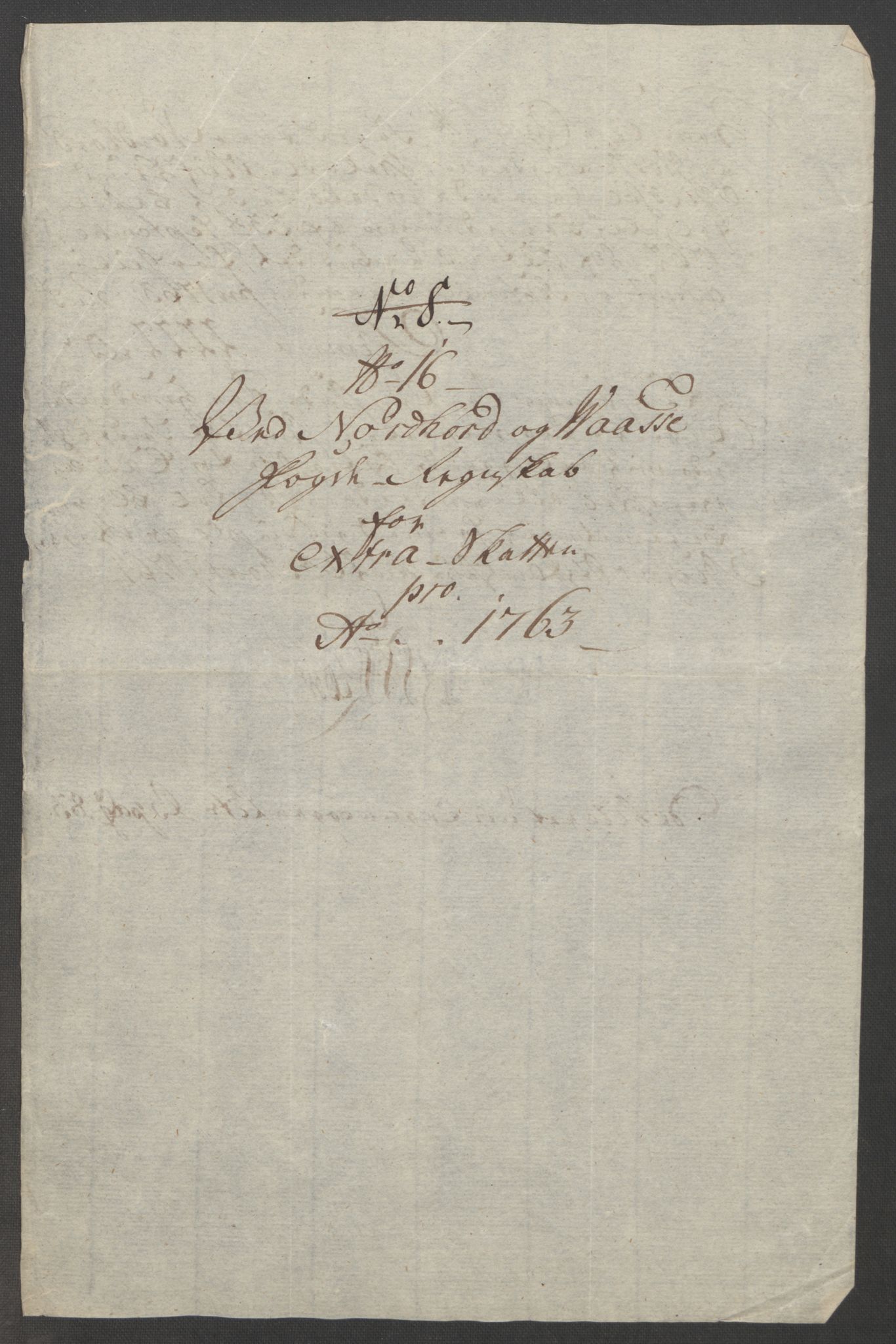 Rentekammeret inntil 1814, Reviderte regnskaper, Fogderegnskap, AV/RA-EA-4092/R51/L3303: Ekstraskatten Nordhordland og Voss, 1762-1772, p. 66