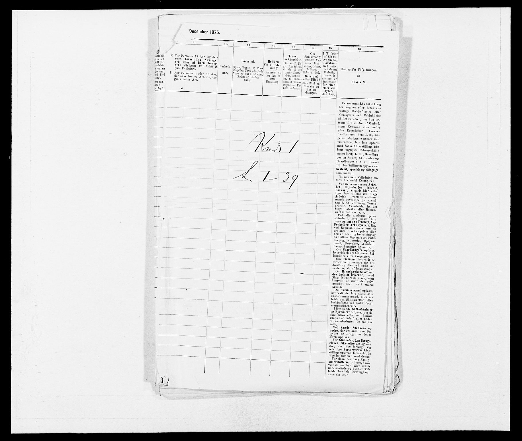 SAB, 1875 census for 1216P Sveio, 1875, p. 49