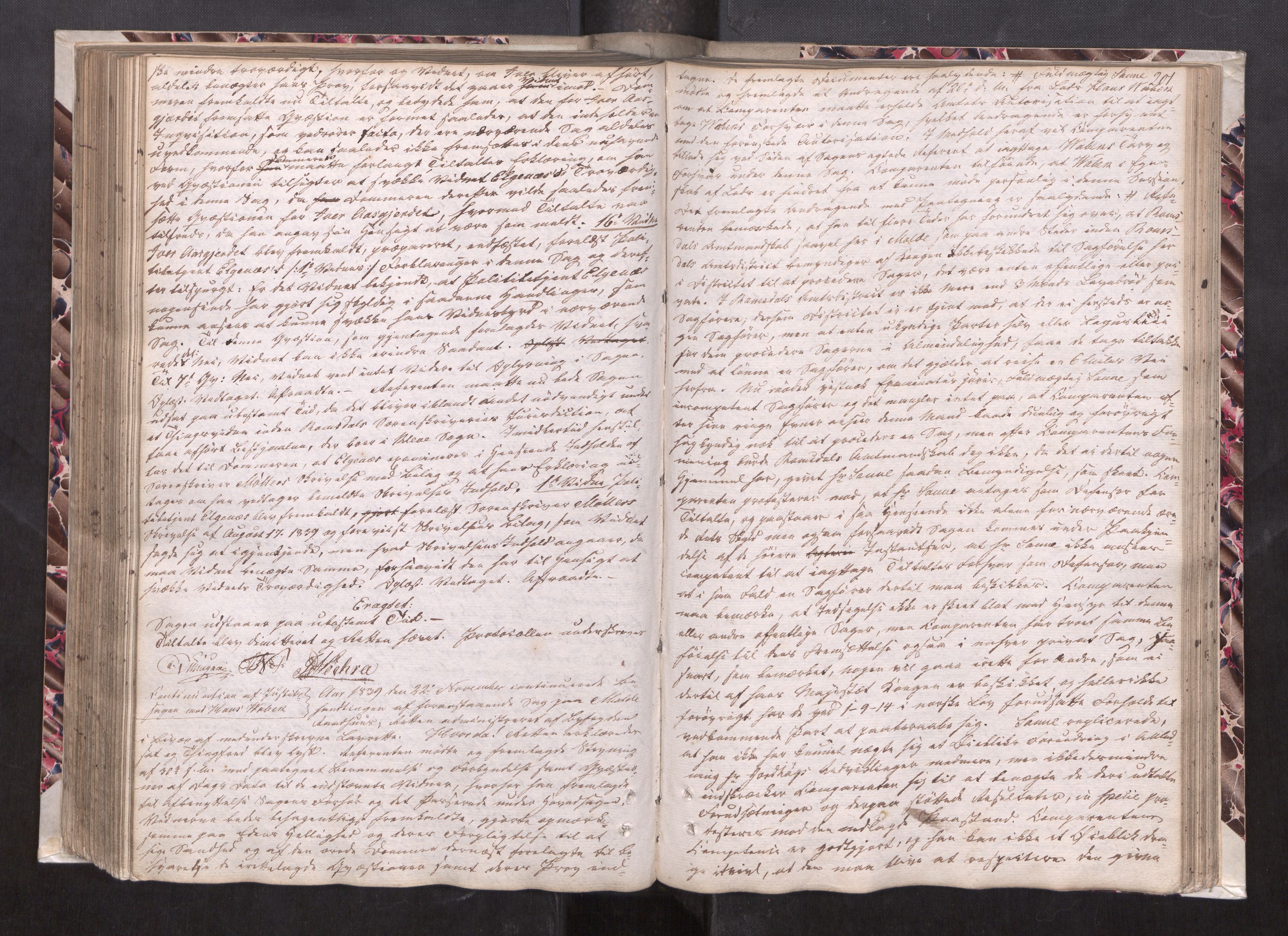 Molde byfogd, AV/SAT-A-0025/1/1A/L0003: Justisprotokoll, 1836-1841, p. 200b-201a