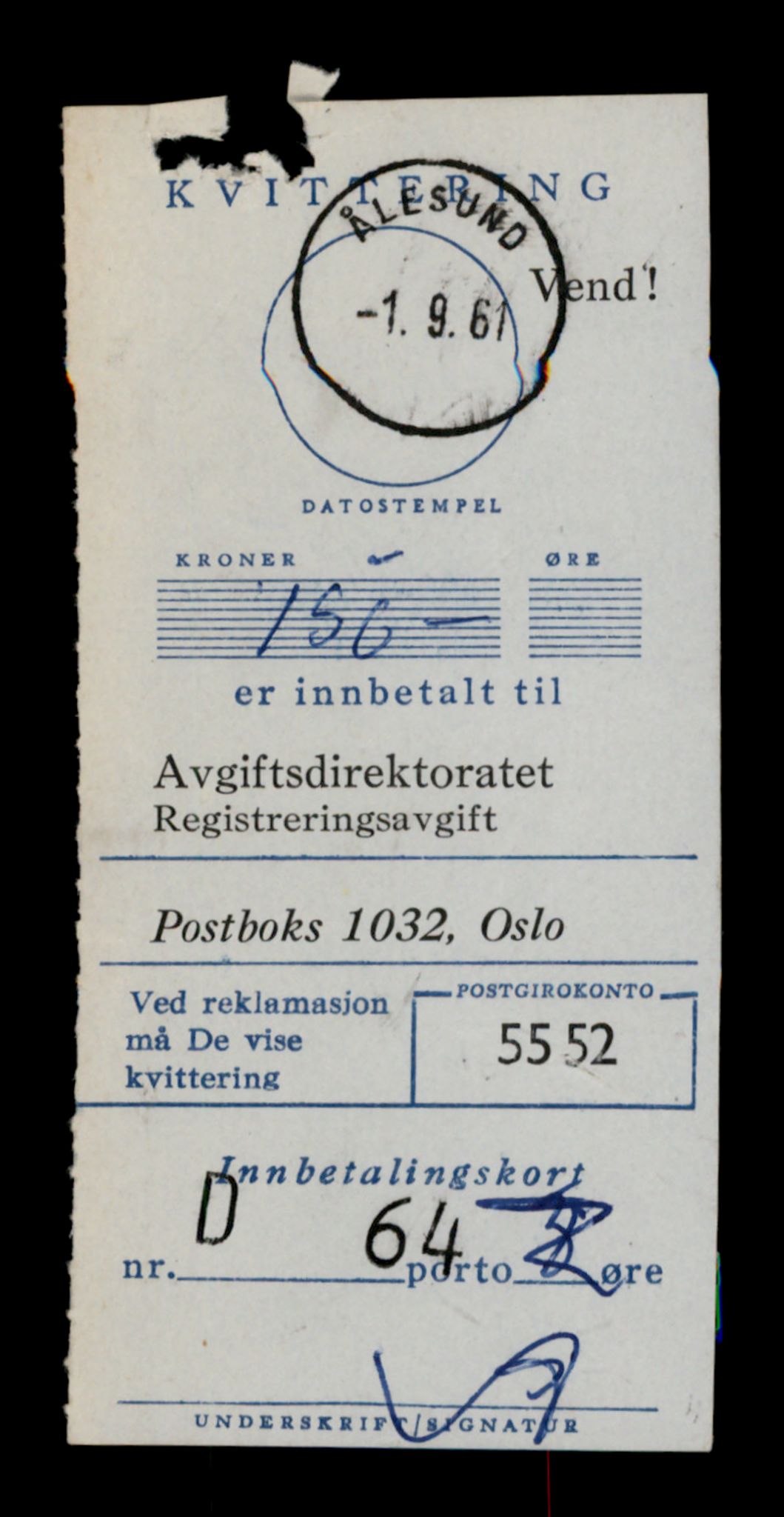 Møre og Romsdal vegkontor - Ålesund trafikkstasjon, SAT/A-4099/F/Fe/L0029: Registreringskort for kjøretøy T 11430 - T 11619, 1927-1998, p. 1461