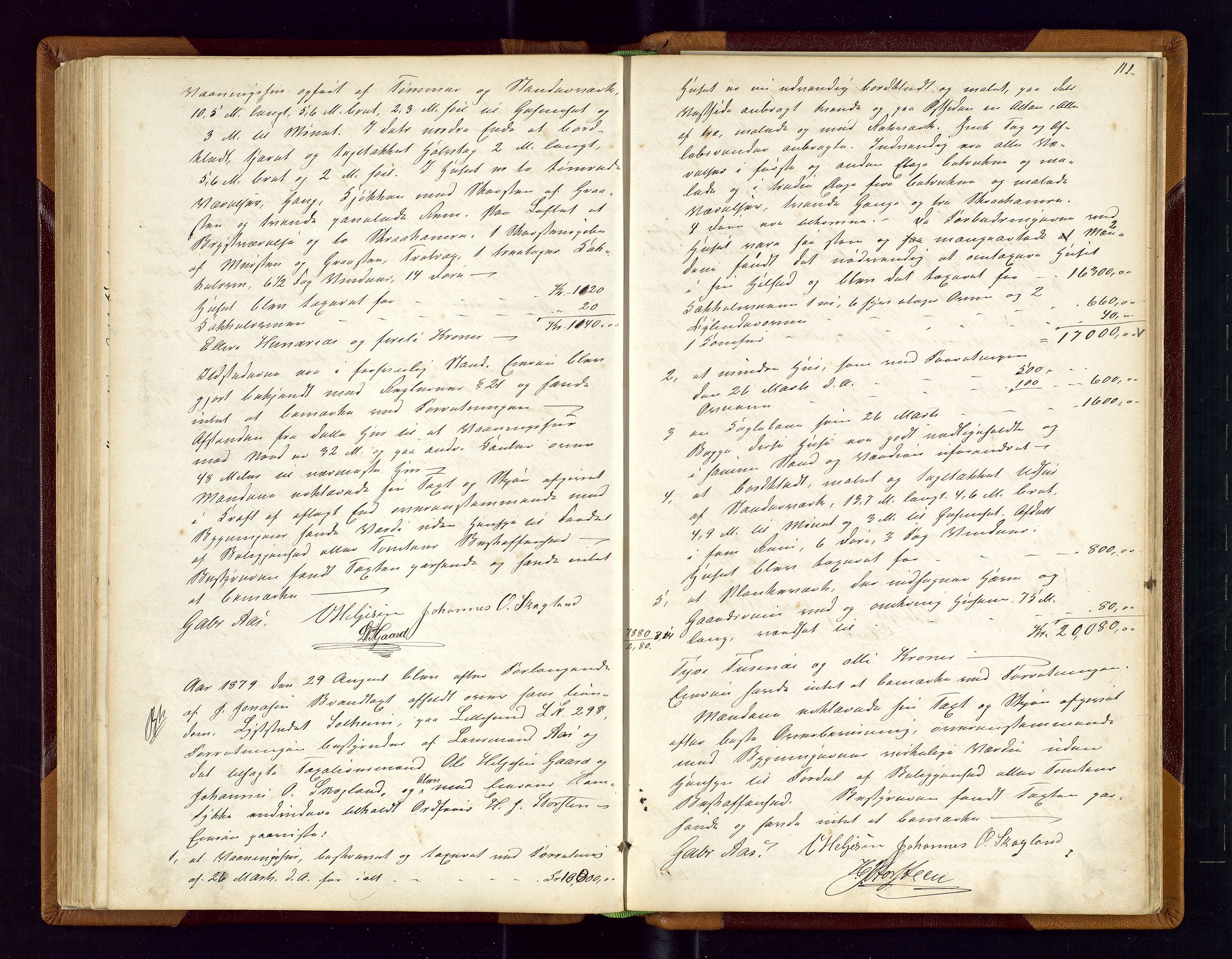 Torvestad lensmannskontor, AV/SAST-A-100307/1/Goa/L0001: "Brandtaxationsprotokol for Torvestad Thinglag", 1867-1883, p. 110b-111a