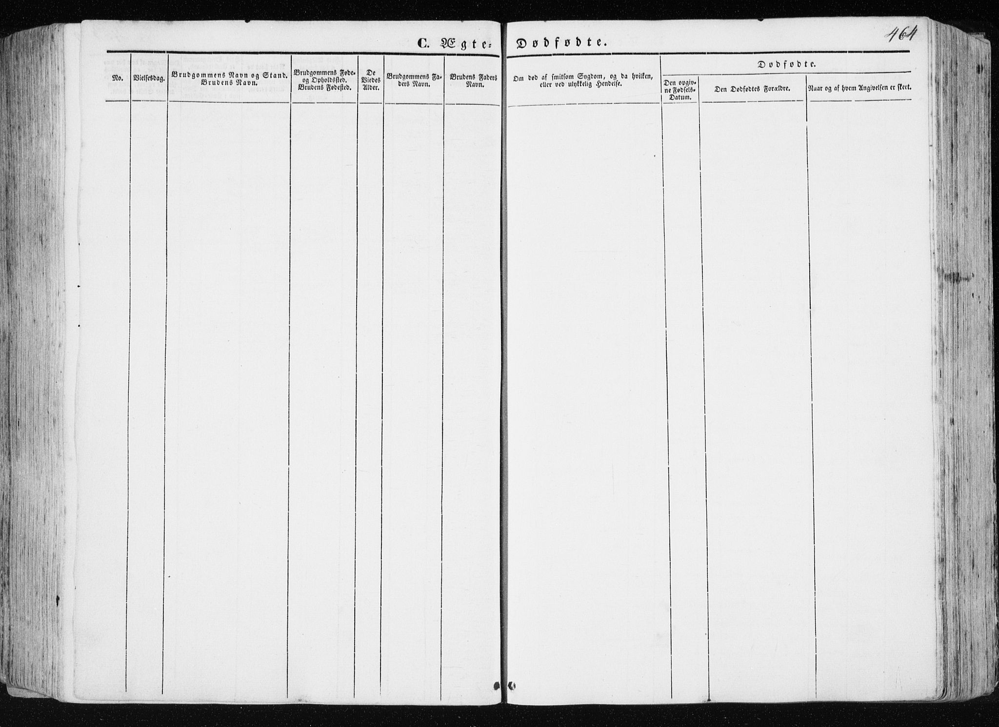 Ministerialprotokoller, klokkerbøker og fødselsregistre - Nord-Trøndelag, SAT/A-1458/709/L0074: Parish register (official) no. 709A14, 1845-1858, p. 464