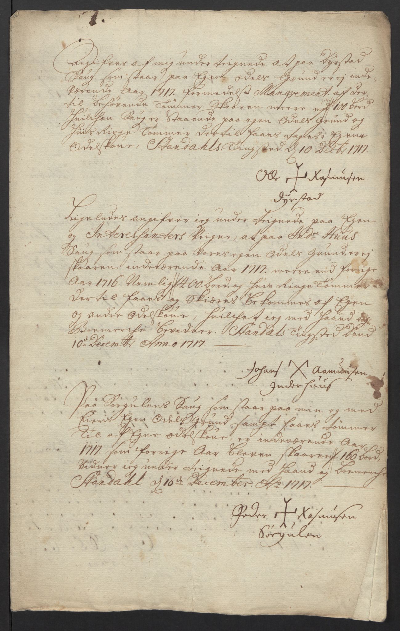 Rentekammeret inntil 1814, Reviderte regnskaper, Fogderegnskap, AV/RA-EA-4092/R53/L3441: Fogderegnskap Sunn- og Nordfjord, 1717-1718, p. 51