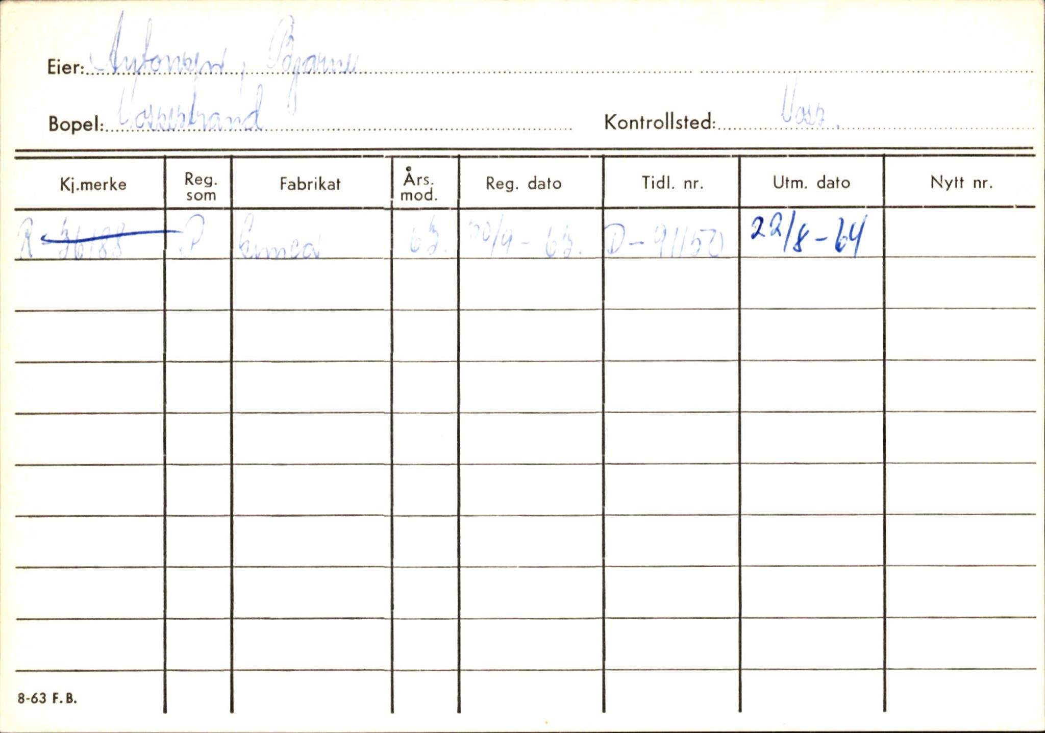 Statens vegvesen, Hordaland vegkontor, AV/SAB-A-5201/2/Ha/L0002: R-eierkort A, 1920-1971, p. 560