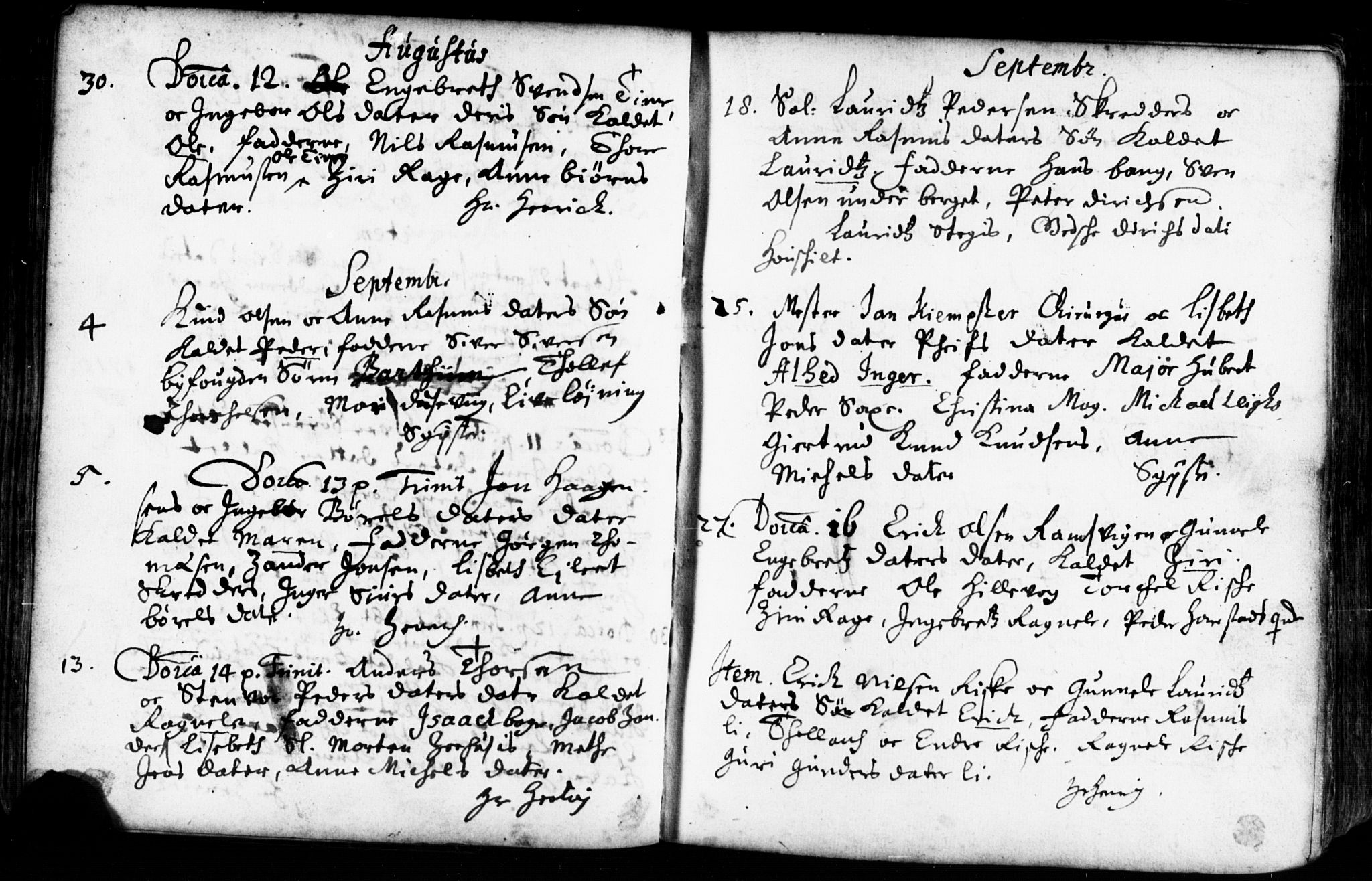 Domkirken sokneprestkontor, AV/SAST-A-101812/001/30/30BB/L0001: Parish register (copy) no. B 1, 1688-1714
