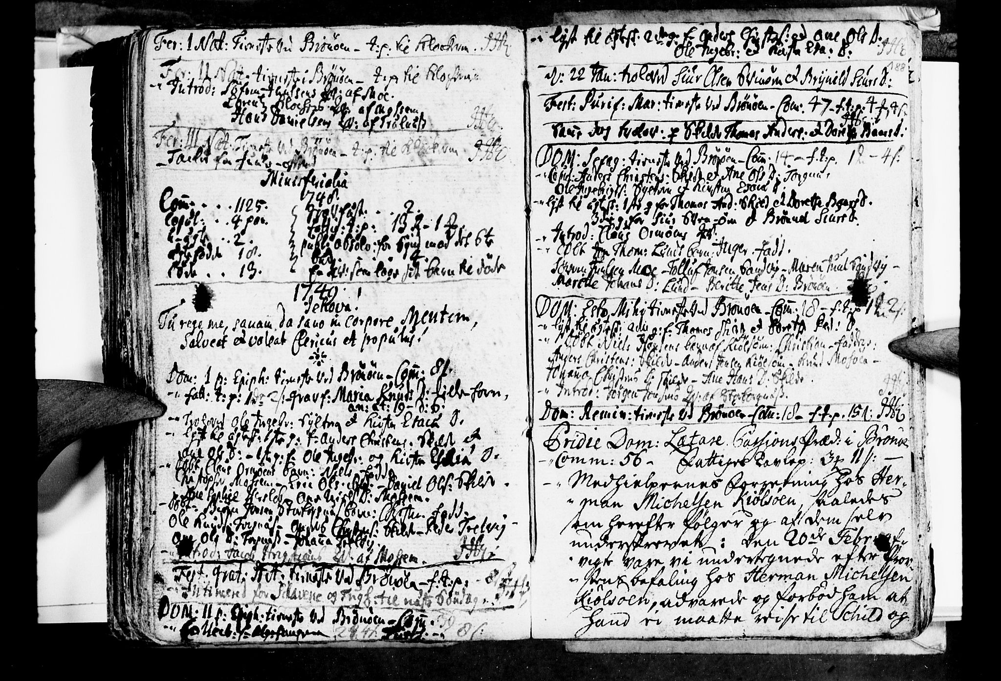 Ministerialprotokoller, klokkerbøker og fødselsregistre - Nordland, SAT/A-1459/813/L0194: Parish register (official) no. 813A04, 1719-1758, p. 188
