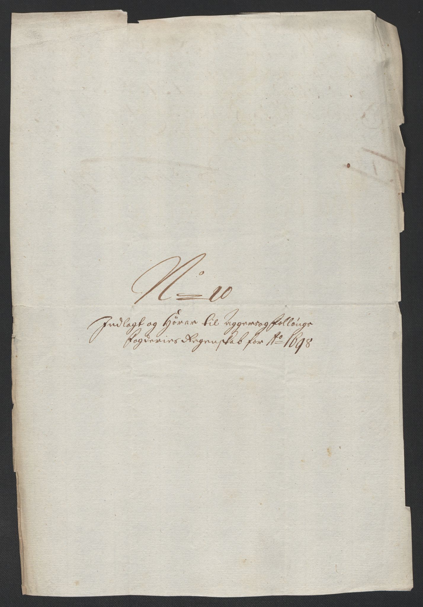Rentekammeret inntil 1814, Reviderte regnskaper, Fogderegnskap, RA/EA-4092/R10/L0441: Fogderegnskap Aker og Follo, 1698, p. 169