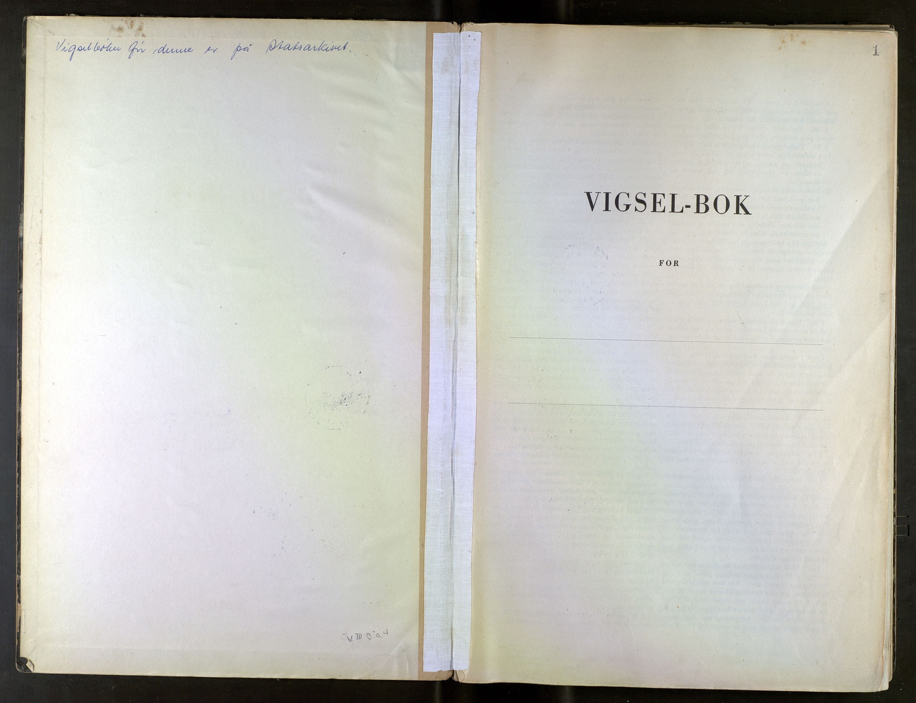 Nordhordland sorenskrivar, SAB/A-2901/1/M/Mb/Mba/L0004: Vigselbøker, 1945-1952, p. 1