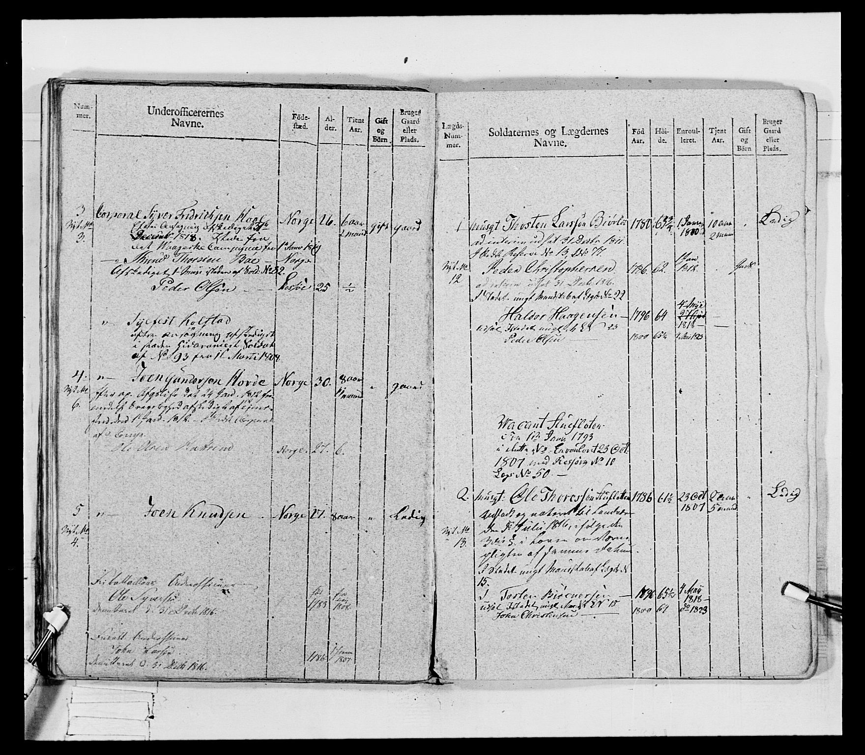 Generalitets- og kommissariatskollegiet, Det kongelige norske kommissariatskollegium, AV/RA-EA-5420/E/Eh/L0069: Opplandske gevorbne infanteriregiment, 1810-1818, p. 271