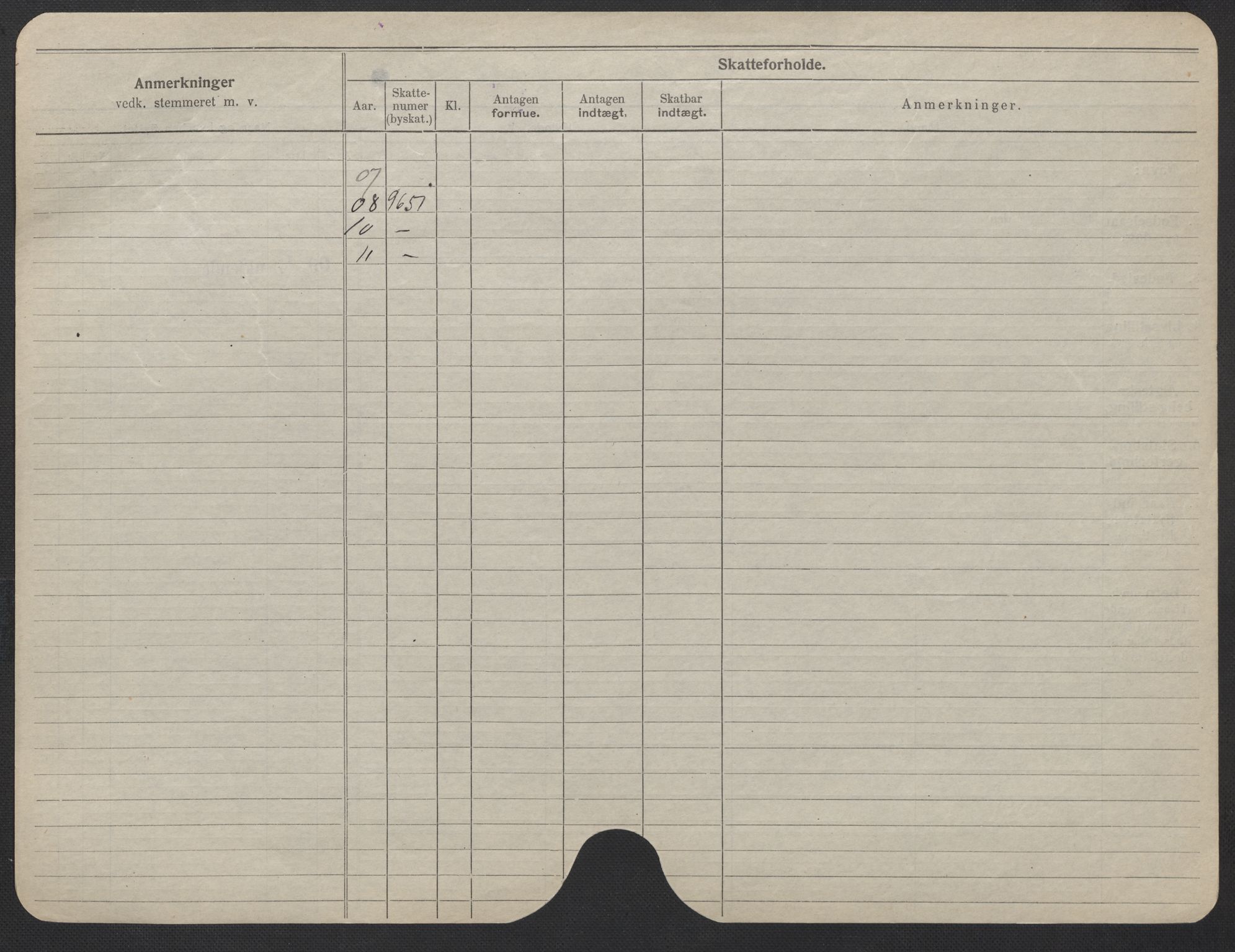 Oslo folkeregister, Registerkort, AV/SAO-A-11715/F/Fa/Fac/L0025: Kvinner, 1906-1914, p. 230b