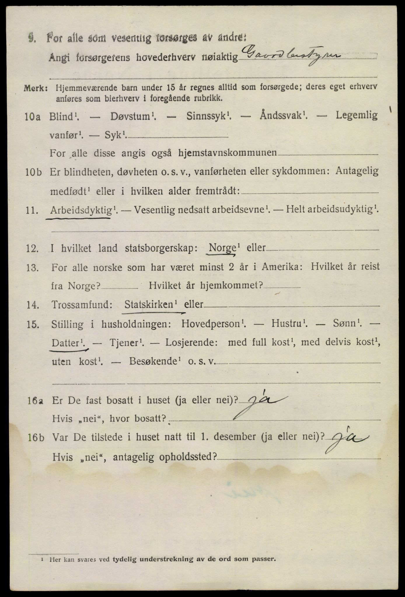 SAKO, 1920 census for Nøtterøy, 1920, p. 9430