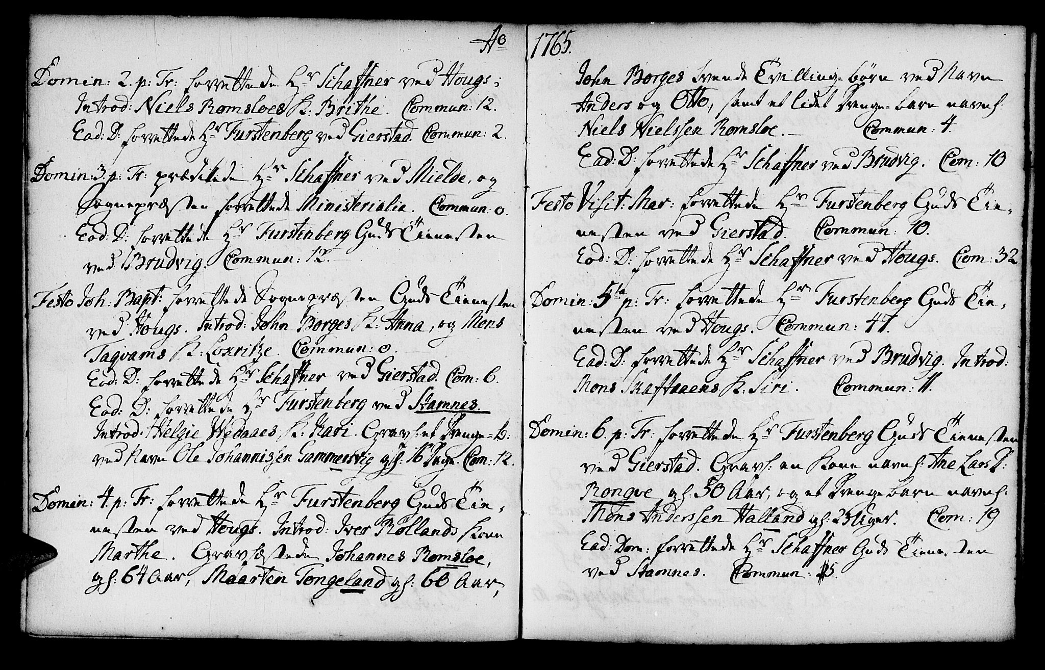 Haus sokneprestembete, AV/SAB-A-75601/H/Haa: Parish register (official) no. A 7, 1748-1766, p. 169