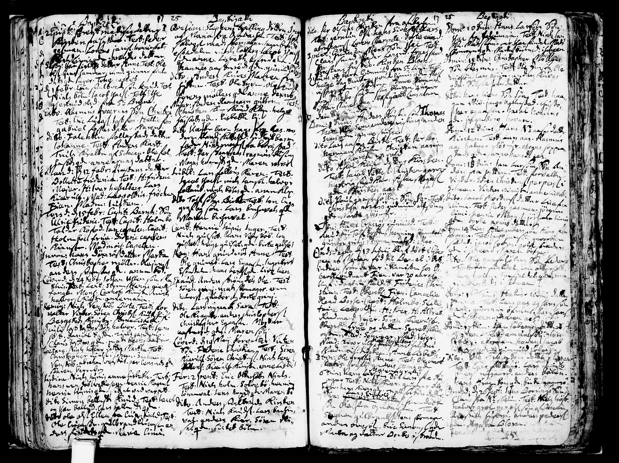 Gjerpen kirkebøker, SAKO/A-265/F/Fa/L0001: Parish register (official) no. I 1, 1681-1746