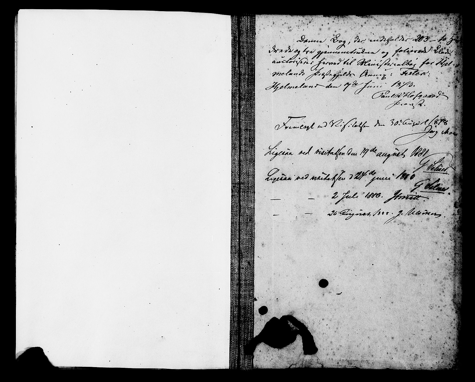 Hjelmeland sokneprestkontor, AV/SAST-A-101843/01/IV/L0013: Parish register (official) no. A 13, 1872-1886