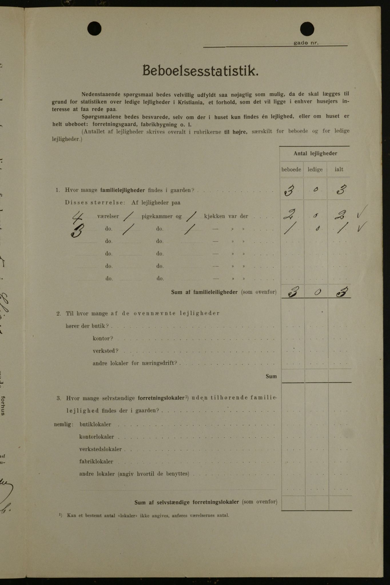 OBA, Municipal Census 1908 for Kristiania, 1908, p. 80732