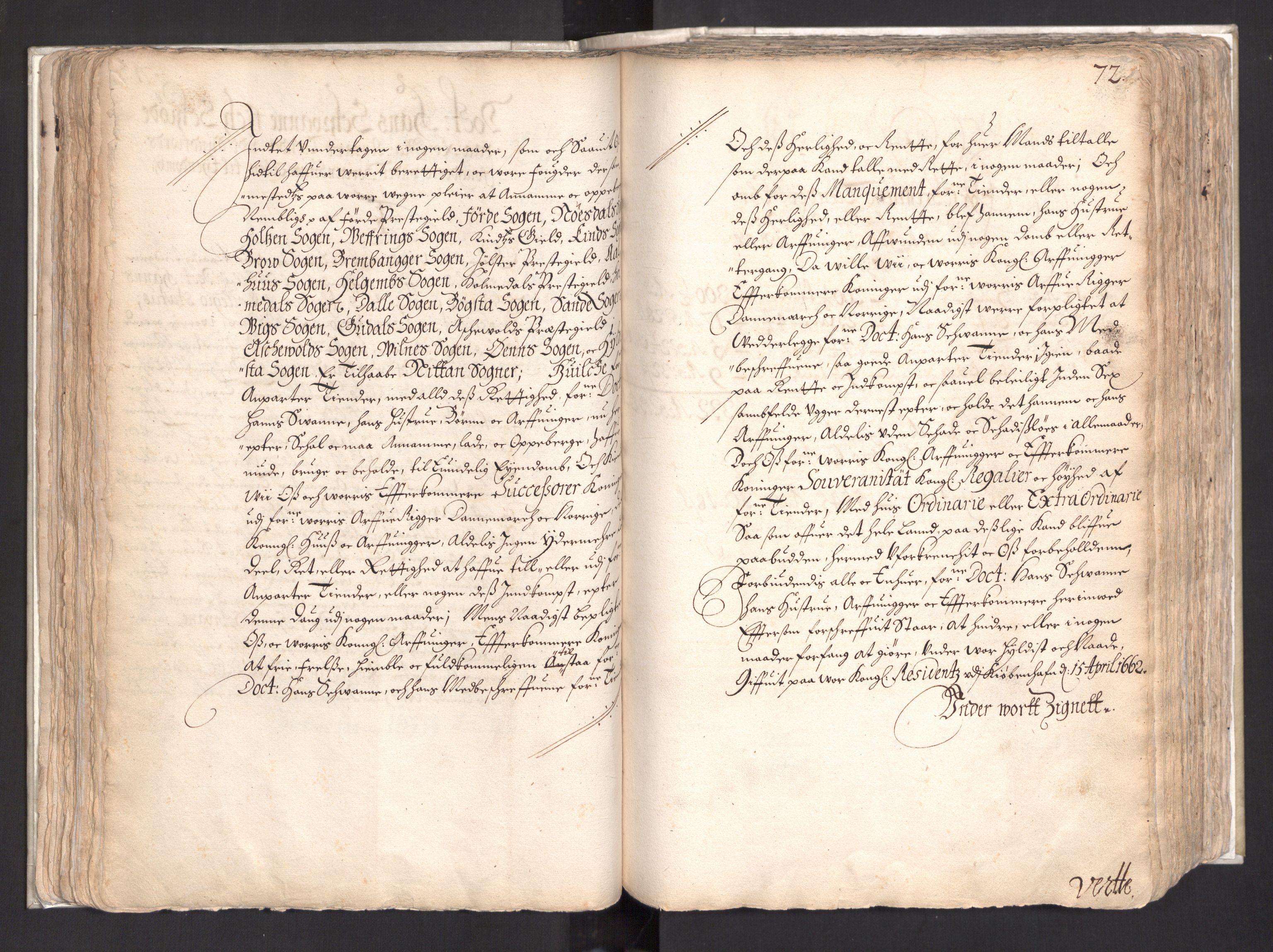 Rentekammeret, Kammerkanselliet, AV/RA-EA-3111/G/Gg/Ggj/Ggja/L0003: Skjøtebok Oa (13), 1661-1669, p. 76