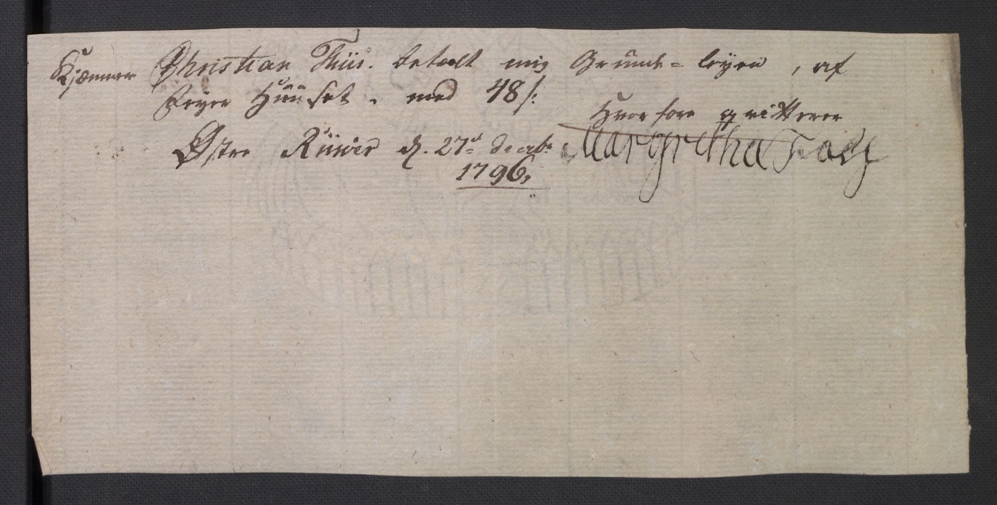 Danske Kanselli 1800-1814, RA/EA-3024/K/Kk/Kka/Kkac/L0235: Kjøpstadregnskap Øster Risør, 1796-1800, p. 37