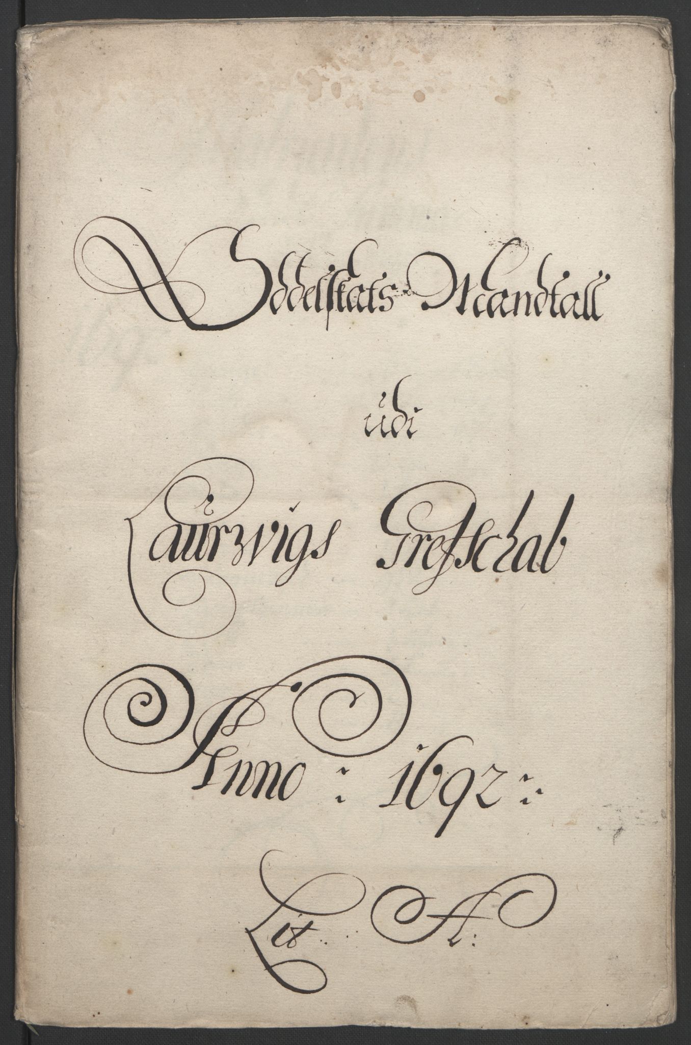 Rentekammeret inntil 1814, Reviderte regnskaper, Fogderegnskap, RA/EA-4092/R33/L1973: Fogderegnskap Larvik grevskap, 1692, p. 44