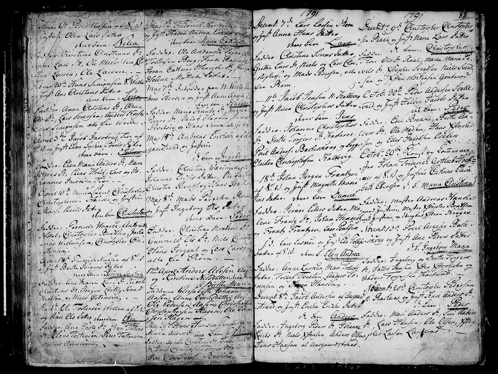 Sem kirkebøker, AV/SAKO-A-5/F/Fb/L0002: Parish register (official) no. II 2, 1764-1792, p. 83