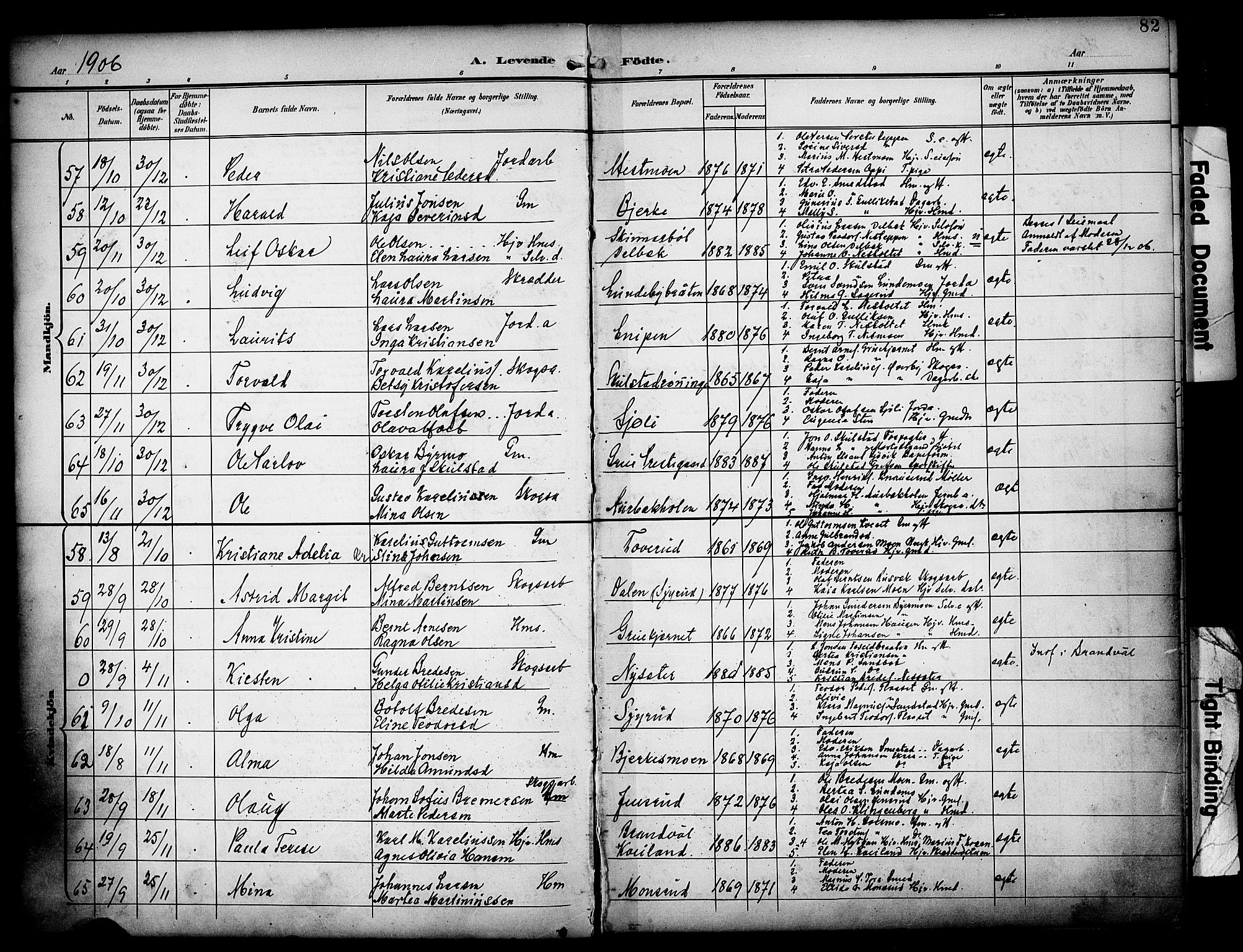 Grue prestekontor, AV/SAH-PREST-036/H/Ha/Haa/L0013: Parish register (official) no. 13, 1898-1910, p. 82