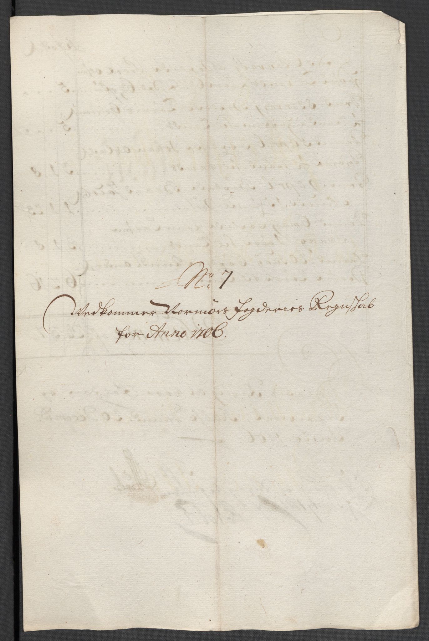 Rentekammeret inntil 1814, Reviderte regnskaper, Fogderegnskap, AV/RA-EA-4092/R56/L3742: Fogderegnskap Nordmøre, 1706-1707, p. 107