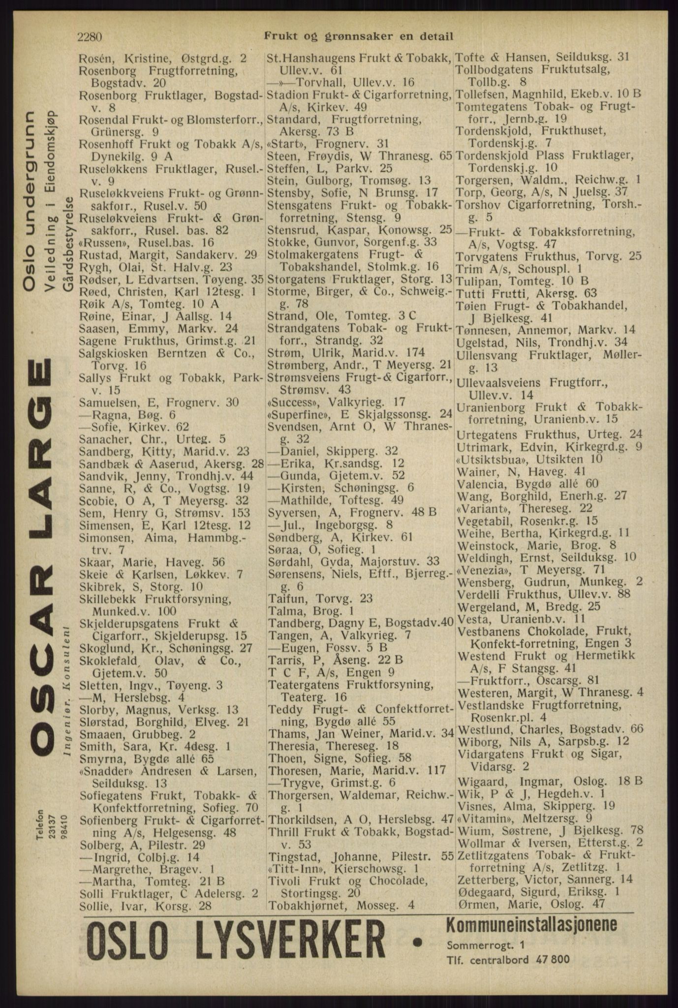 Kristiania/Oslo adressebok, PUBL/-, 1934, p. 2280