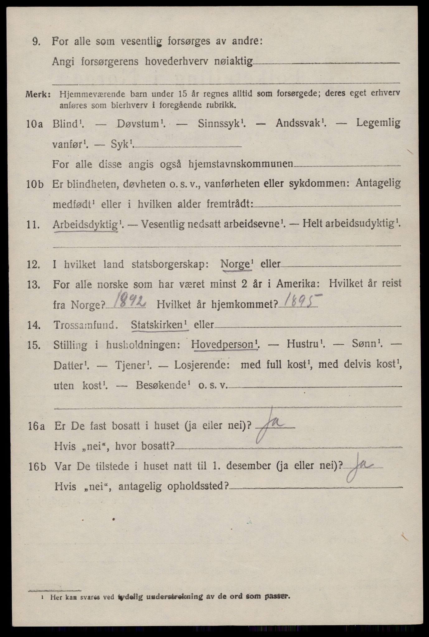 SAKO, 1920 census for Seljord, 1920, p. 2387