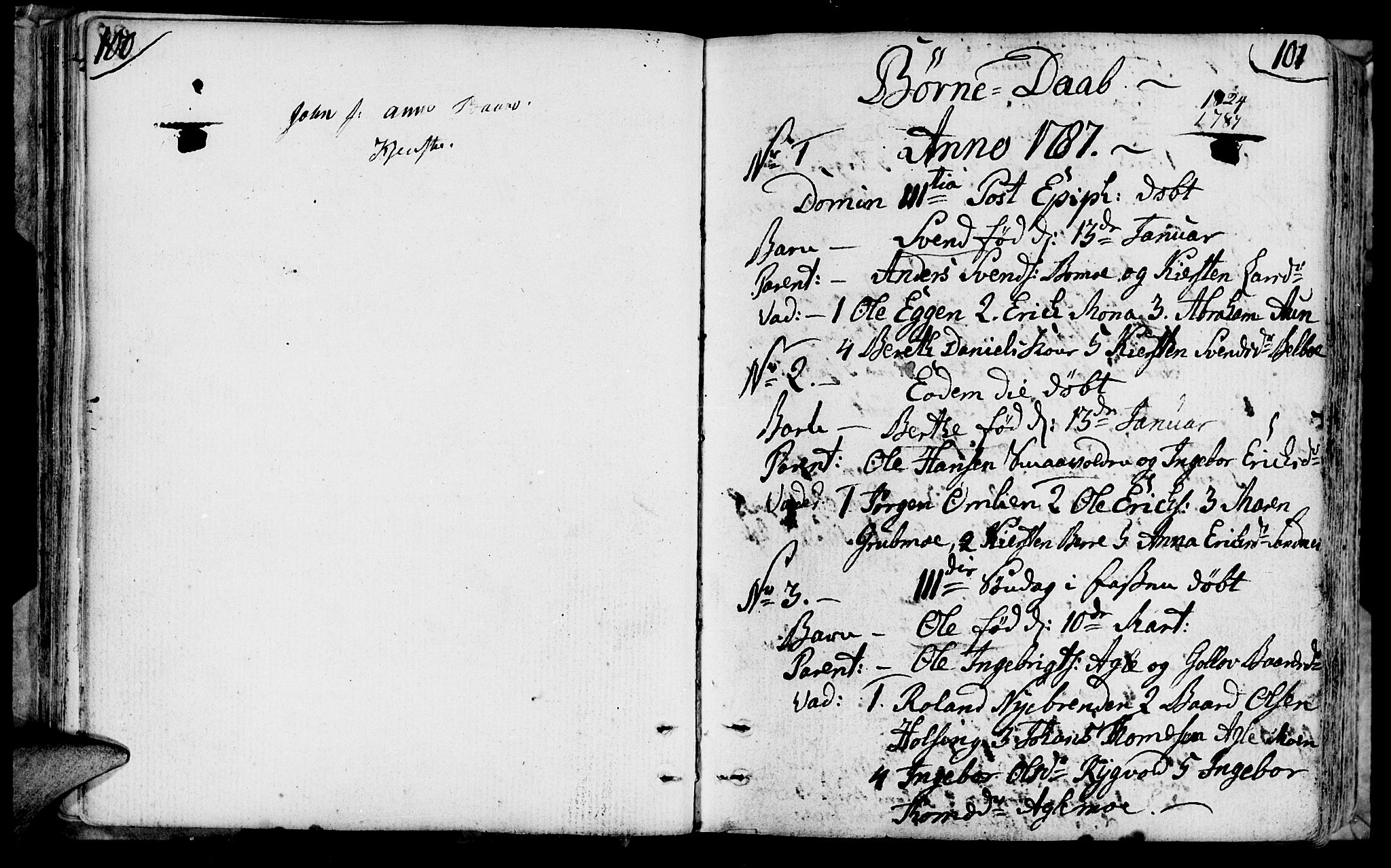 Ministerialprotokoller, klokkerbøker og fødselsregistre - Nord-Trøndelag, SAT/A-1458/749/L0468: Parish register (official) no. 749A02, 1787-1817, p. 100-101