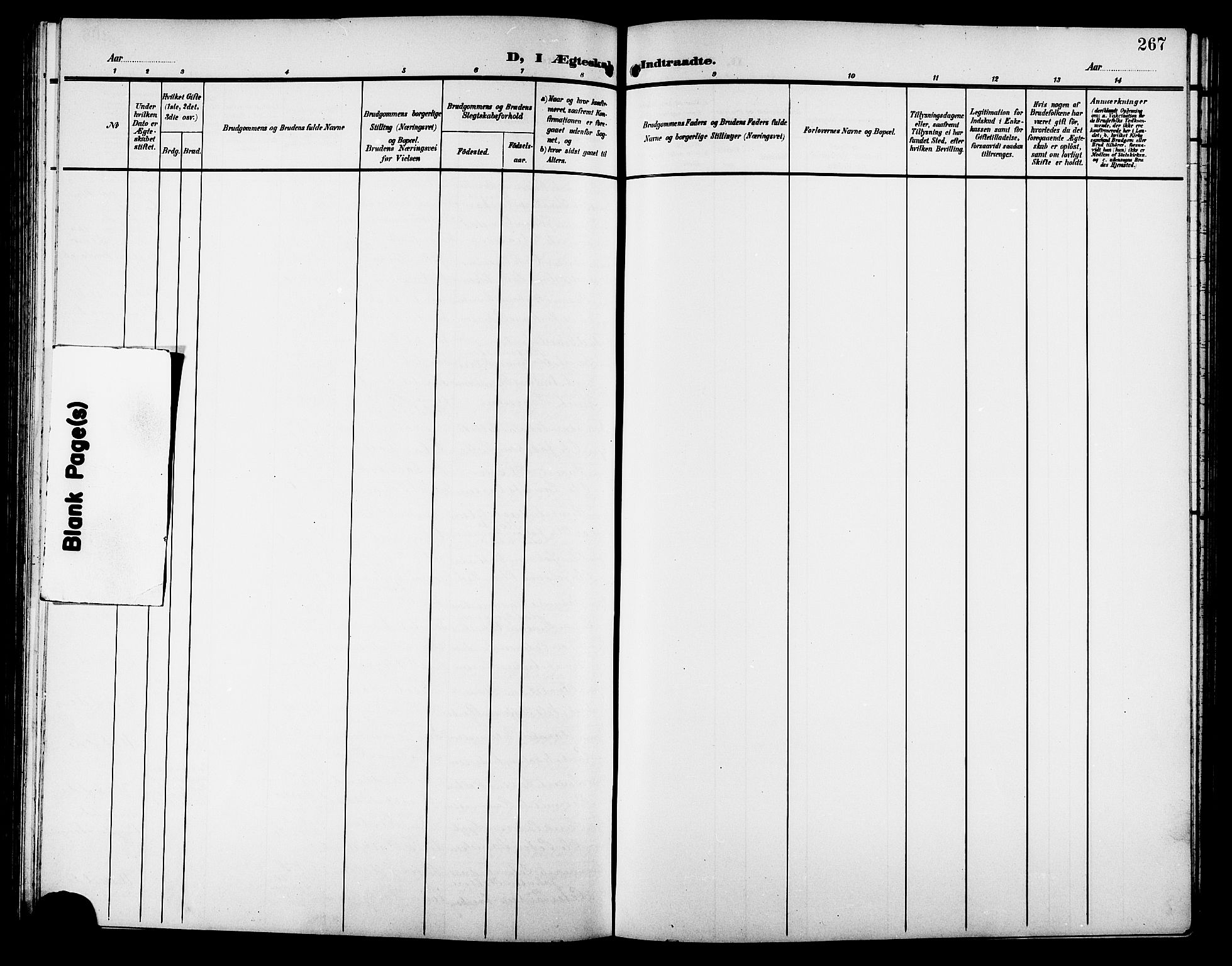 Ministerialprotokoller, klokkerbøker og fødselsregistre - Møre og Romsdal, SAT/A-1454/511/L0159: Parish register (copy) no. 511C05, 1902-1920, p. 267