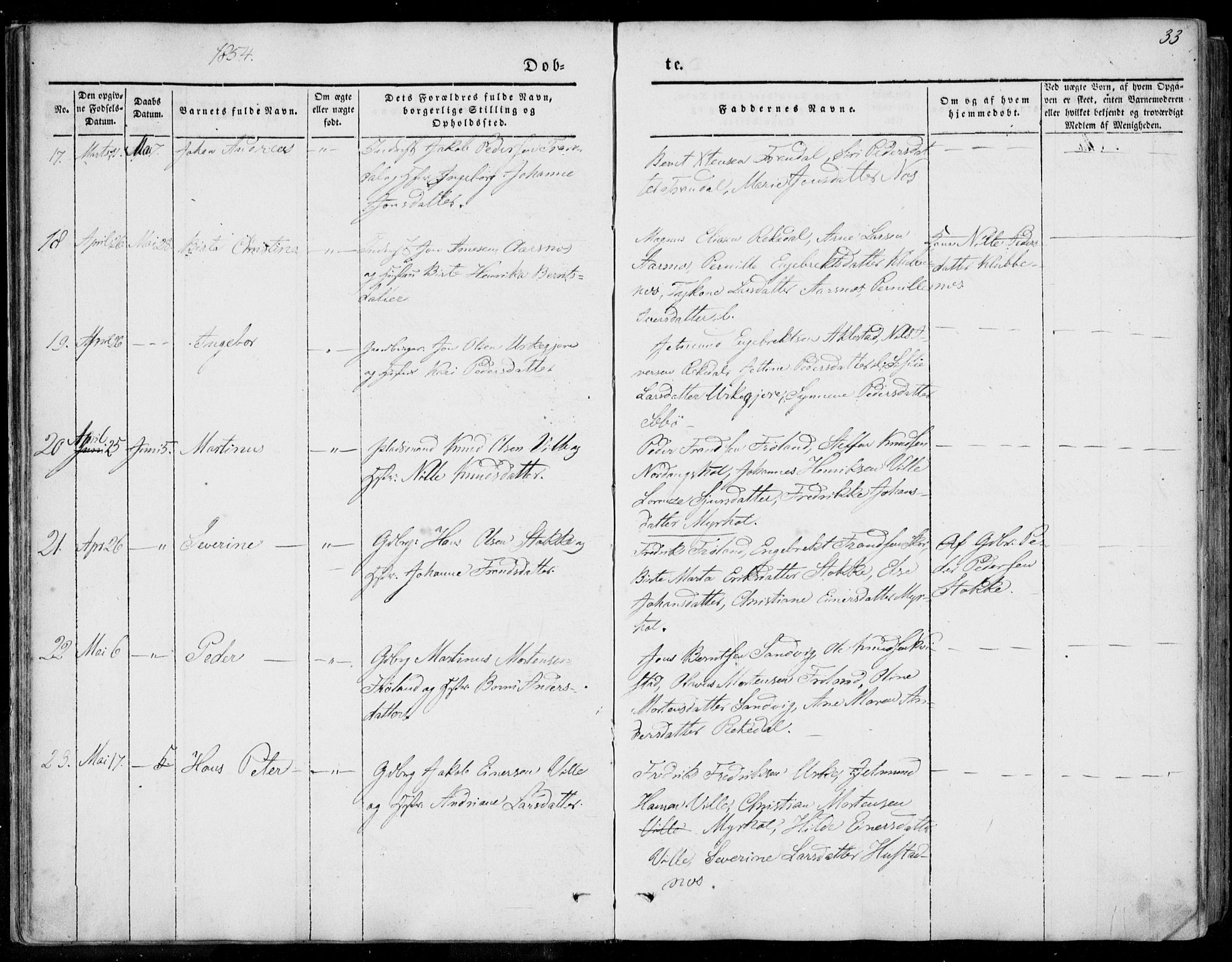 Ministerialprotokoller, klokkerbøker og fødselsregistre - Møre og Romsdal, AV/SAT-A-1454/515/L0209: Parish register (official) no. 515A05, 1847-1868, p. 33