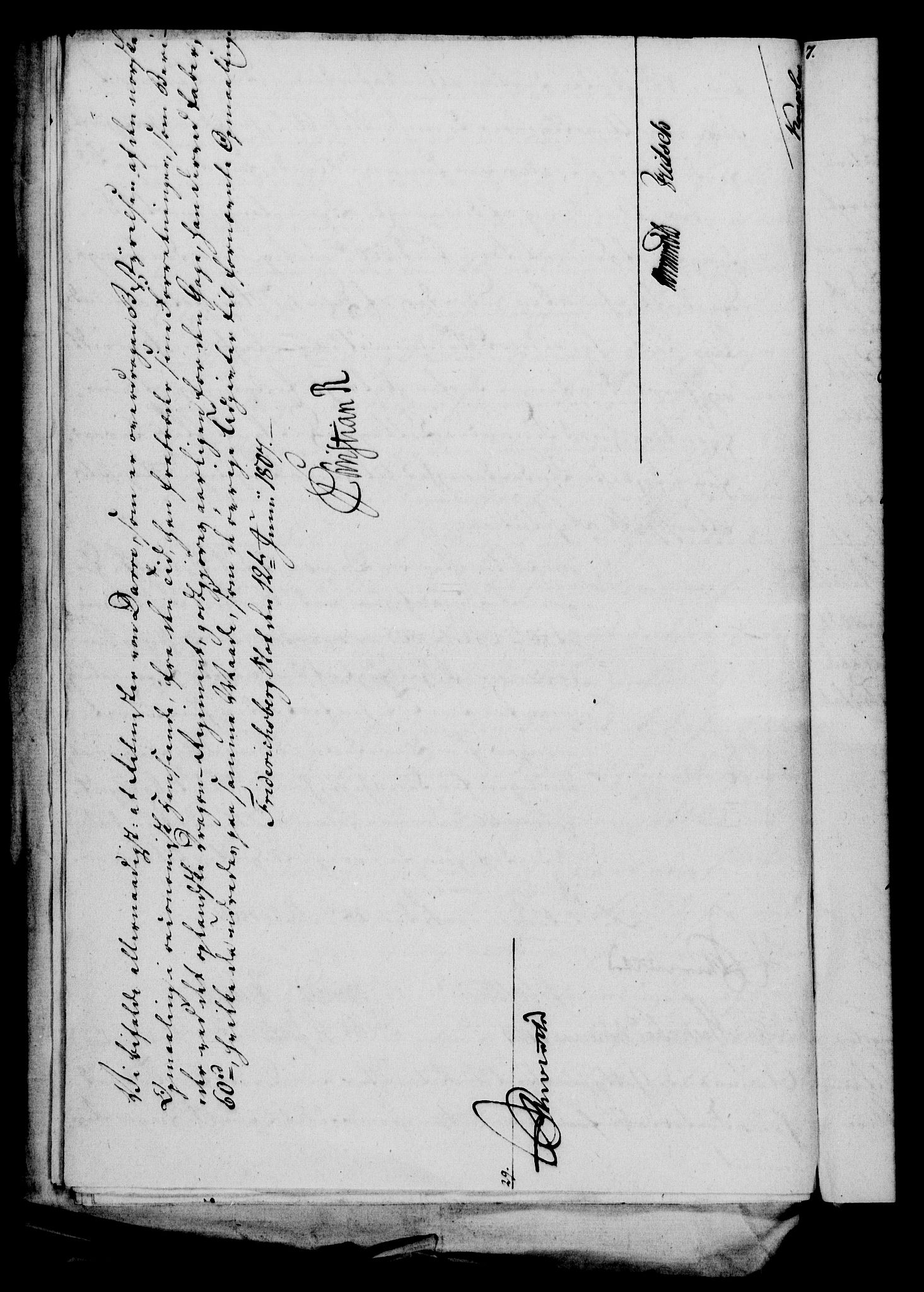 Rentekammeret, Kammerkanselliet, RA/EA-3111/G/Gf/Gfa/L0089: Norsk relasjons- og resolusjonsprotokoll (merket RK 52.89), 1807, p. 371