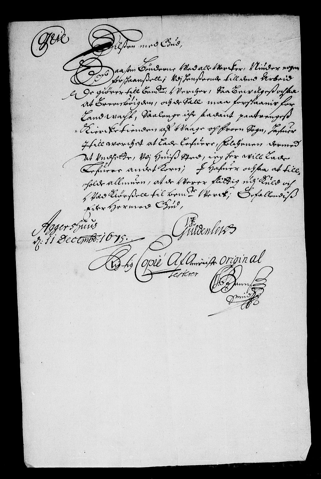 Rentekammeret inntil 1814, Reviderte regnskaper, Stiftamtstueregnskaper, Landkommissariatet på Akershus og Akershus stiftamt, AV/RA-EA-5869/R/Rb/L0115: Akershus stiftamt, 1675