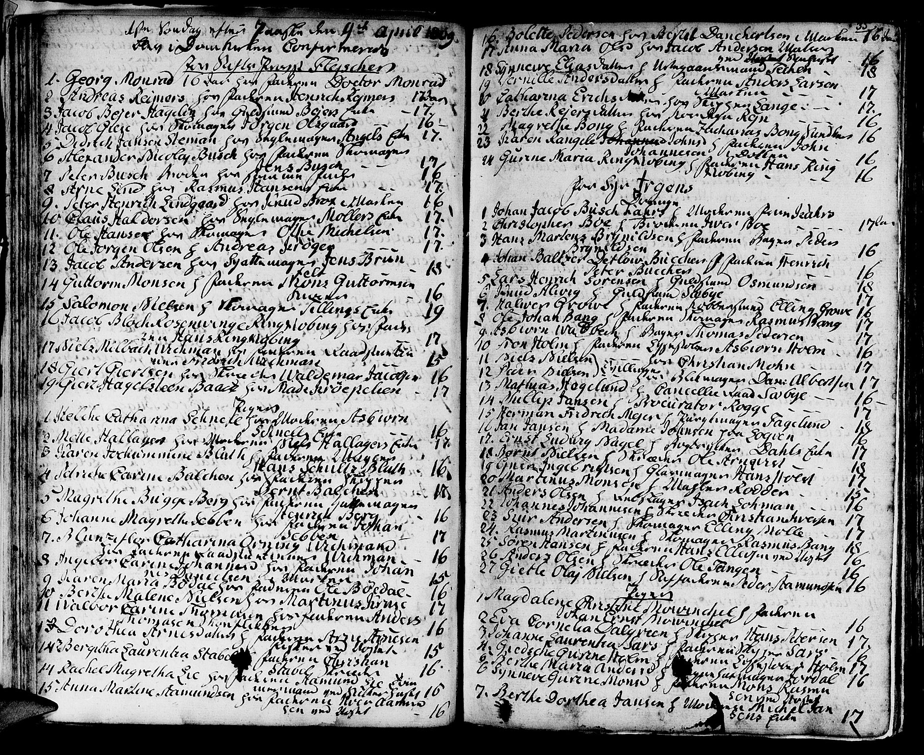 Domkirken sokneprestembete, SAB/A-74801/H/Haa/L0004: Parish register (official) no. A 4, 1763-1820, p. 35
