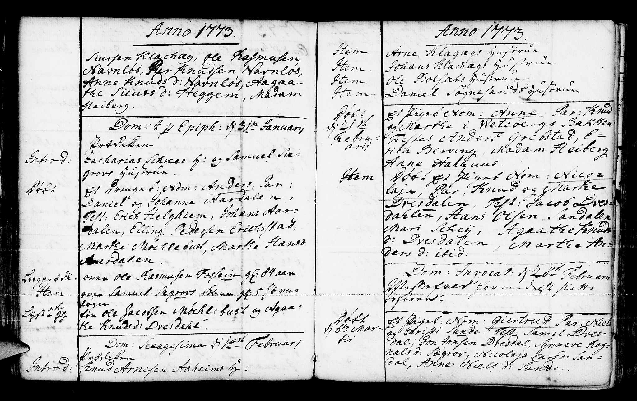 Jølster sokneprestembete, AV/SAB-A-80701/H/Haa/Haaa/L0004: Parish register (official) no. A 4, 1749-1789, p. 126